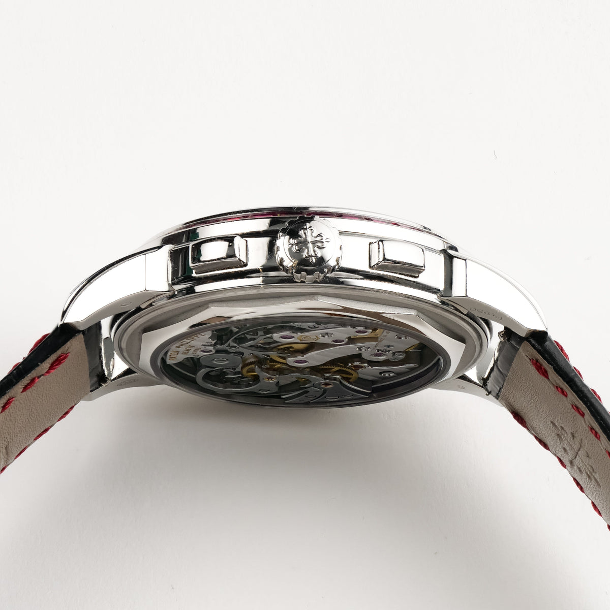 Patek Philippe Grand Complications 5271/12P-010 Perpetual Calendar Chronograph Platinum Baguette Rubies