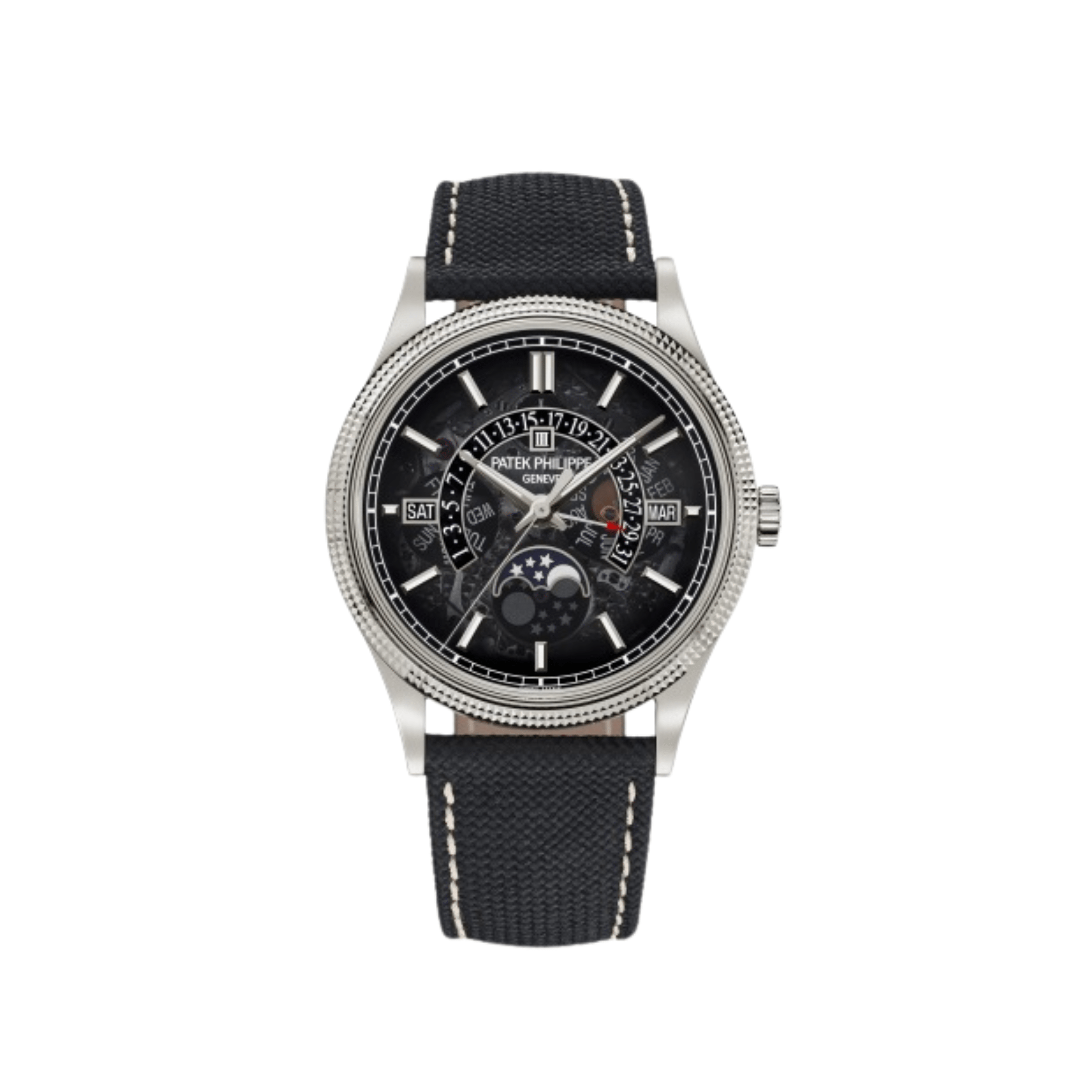 Patek Philippe Grand Complications 6159G-001 Perpetual Calendar Moon Phases White Gold Smoked Sapphire Dial (2025)