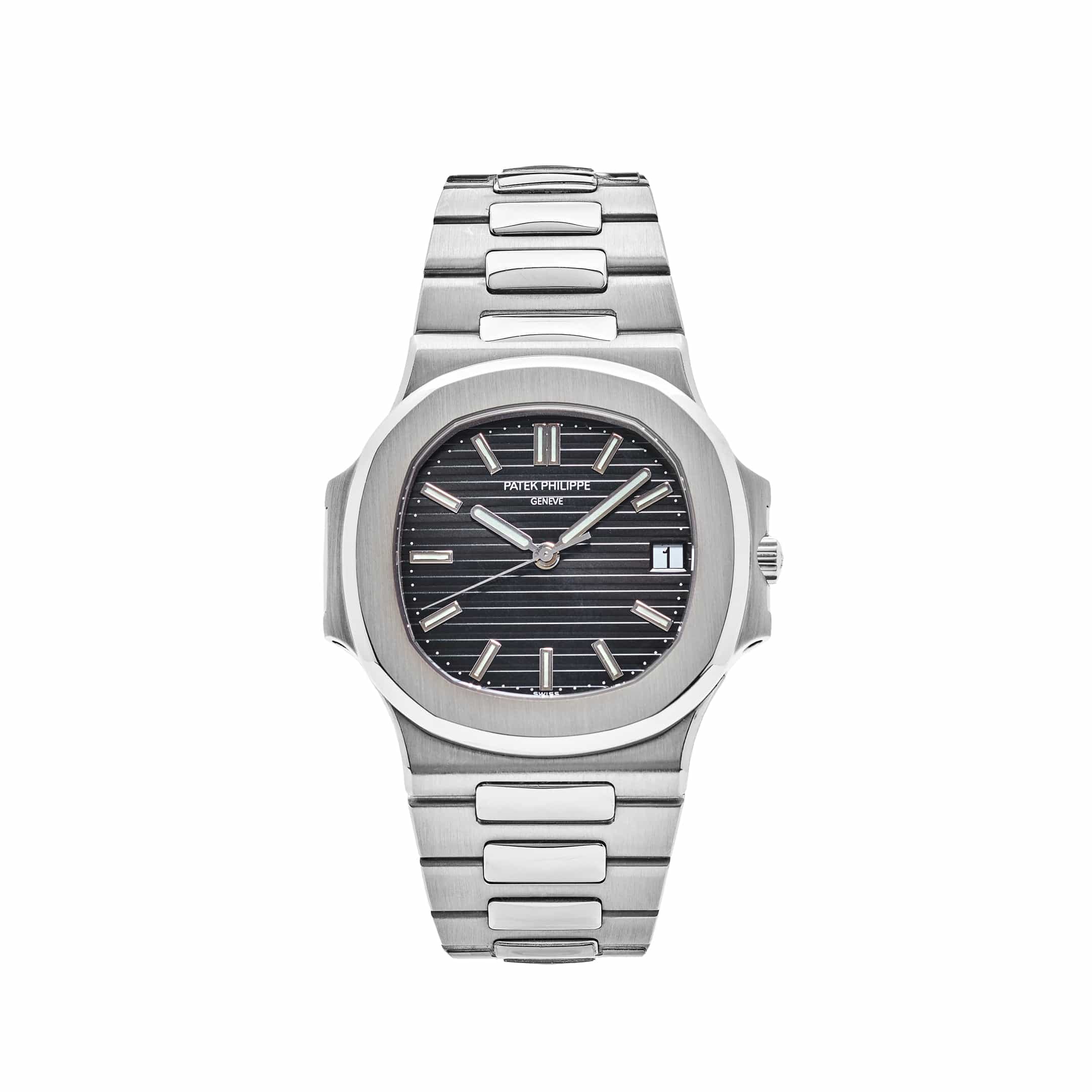 Patek Philippe Nautilus 3711/1G-001 White Gold Black Dial