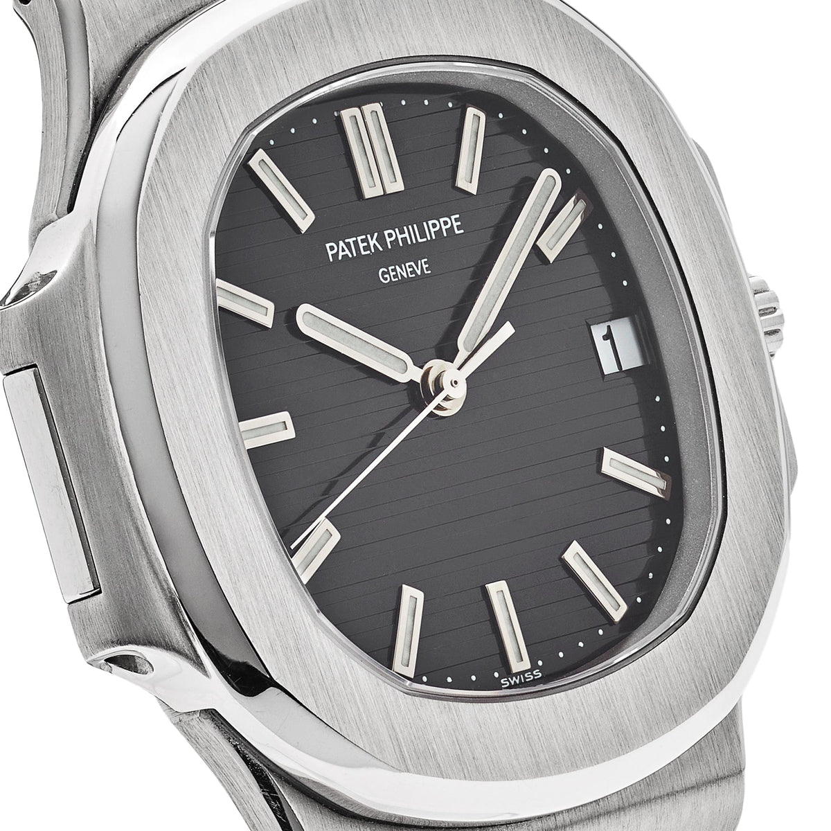 Patek Philippe Nautilus 3711/1G-001 White Gold Black Dial