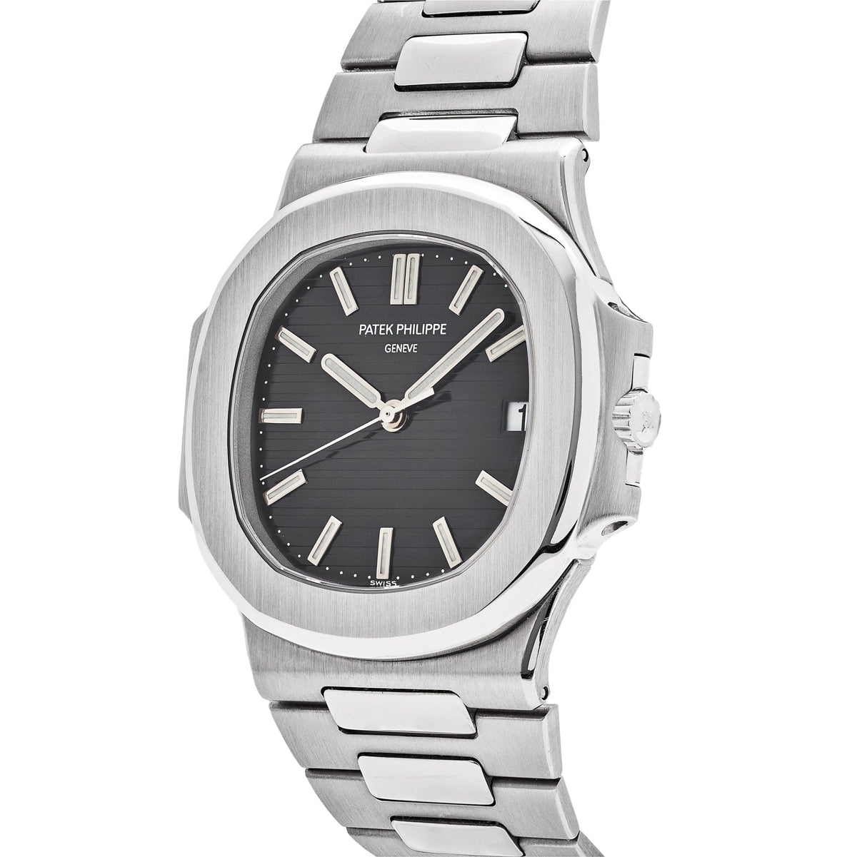Patek Philippe Nautilus 3711/1G-001 White Gold Black Dial