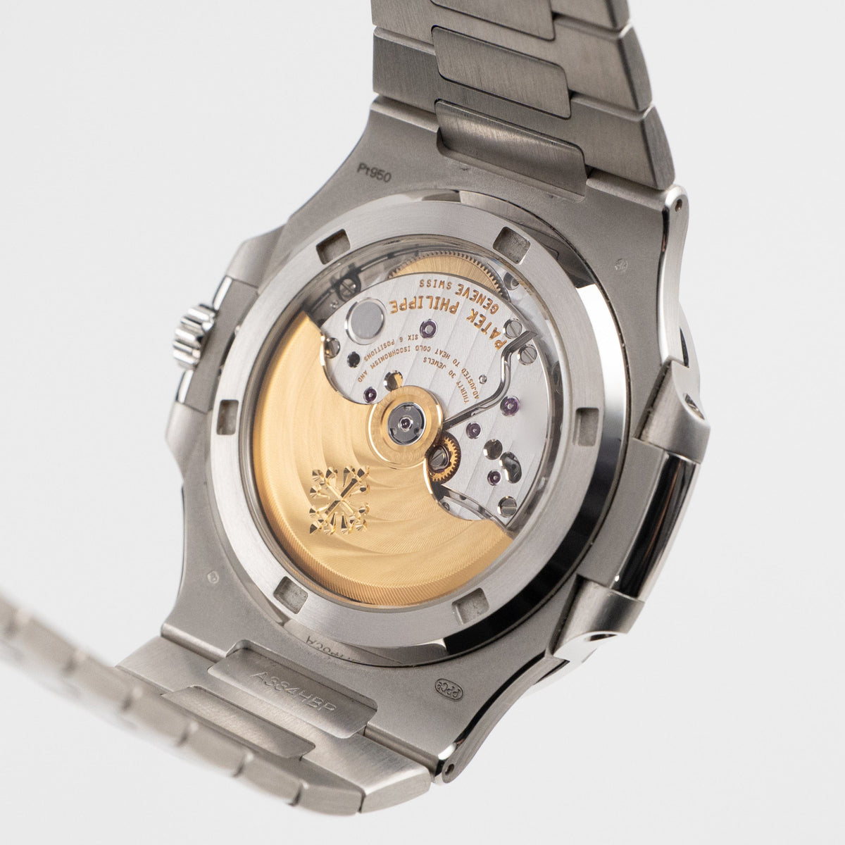 Patek Philippe Nautilus 5711/110P-001 Platinum Grey Diamond Baguette Dial Diamond Baguette Bezel