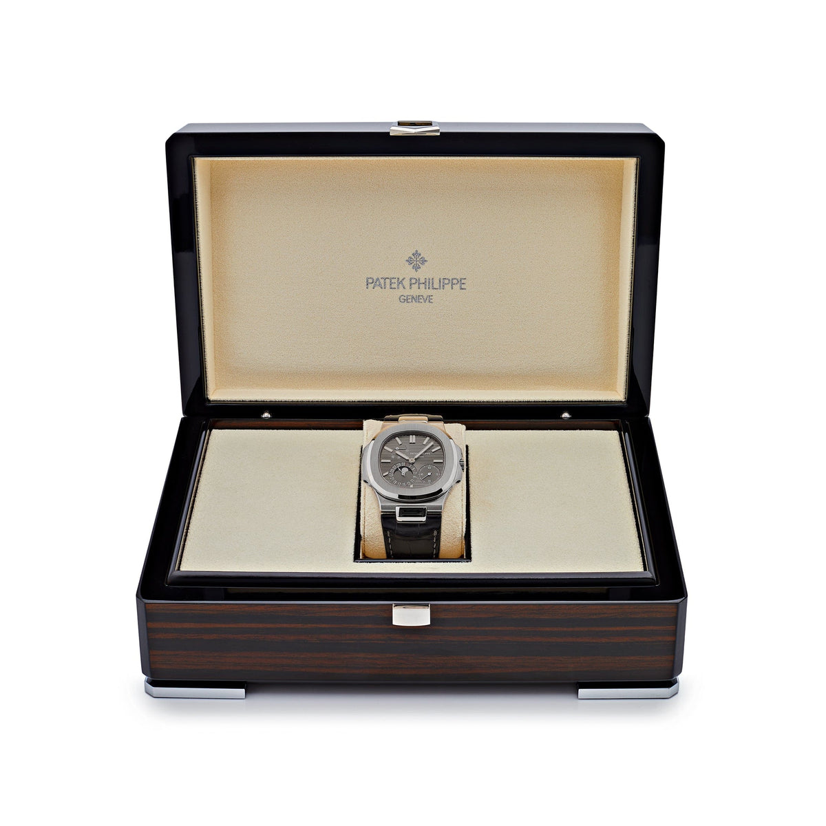 Patek Philippe Nautilus 5712G-001 White Gold Grey Dial Moon Phases