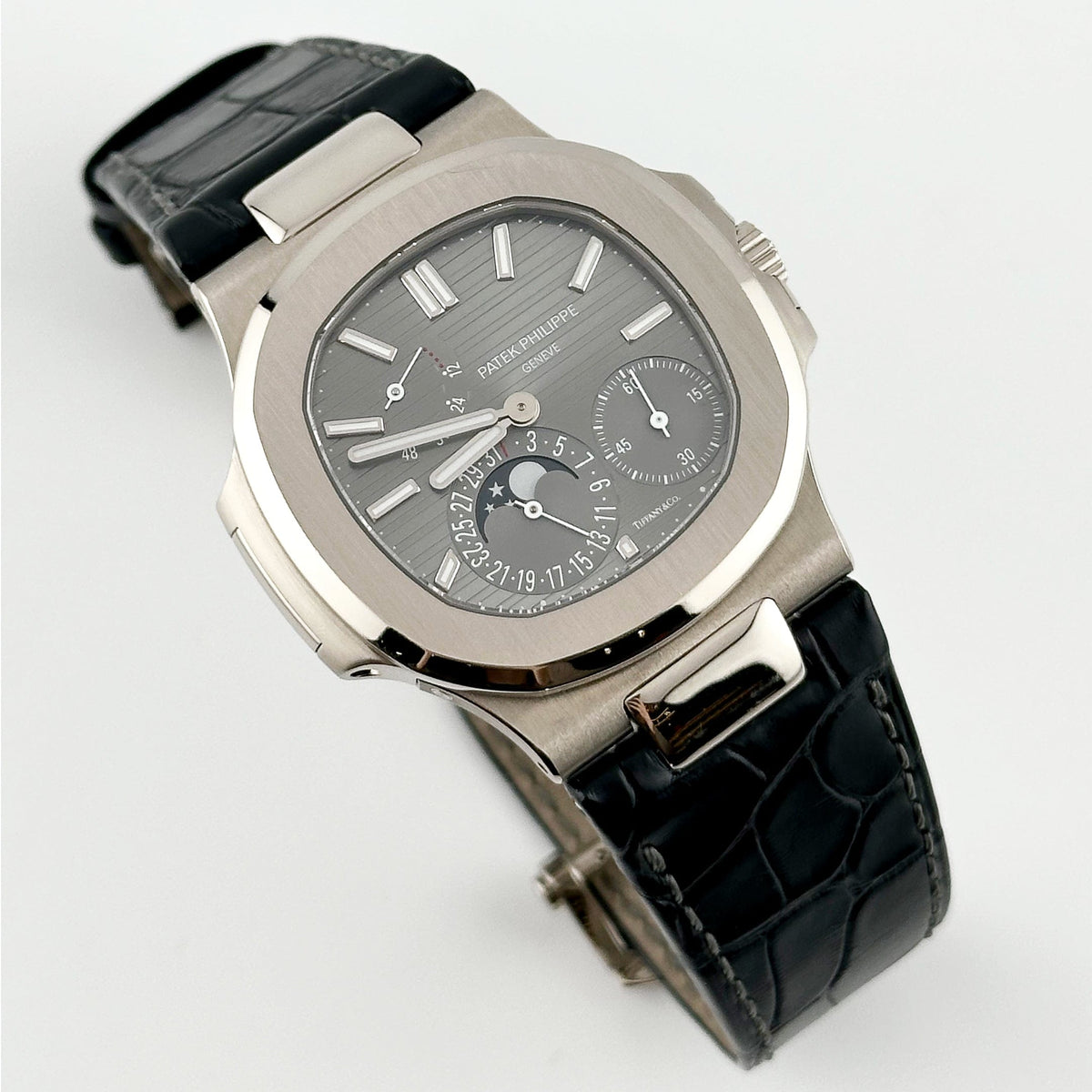 Patek Philippe Nautilus 5712G-001 'Tiffany & Co.' White Gold Grey Dial Moon Phases (2023)