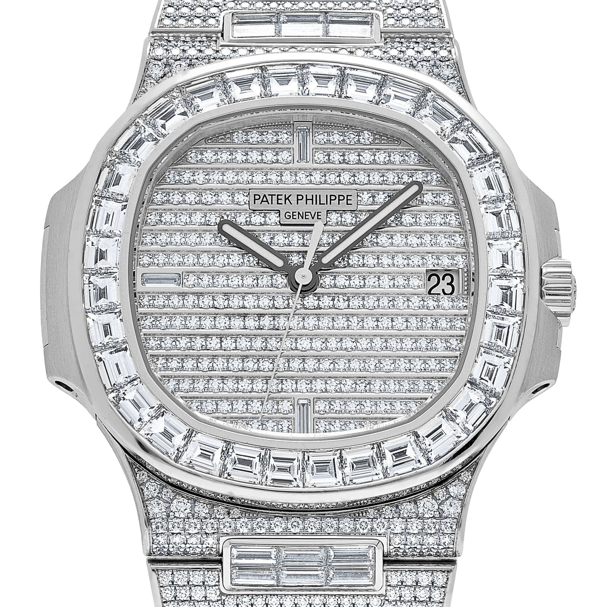 Patek Philippe Nautilus 5719/10G-010 White Gold Diamond Set
