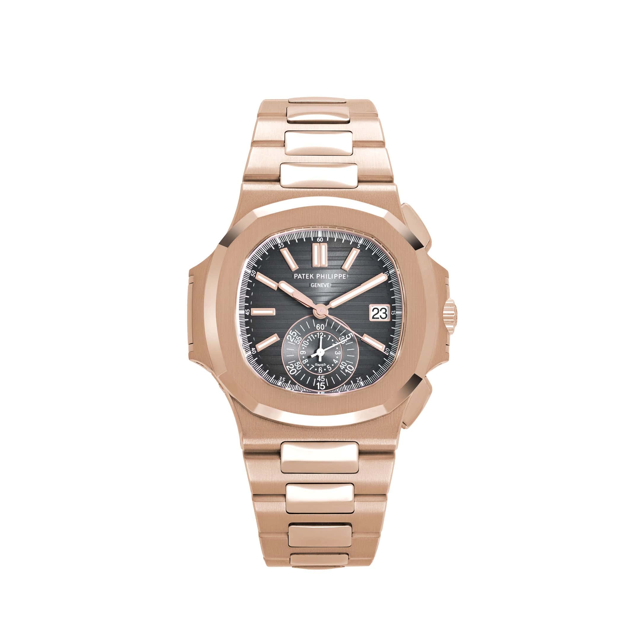 Patek Philippe Nautilus 5980/1R-001 Chronograph Date Rose Gold Black Dial (2022)