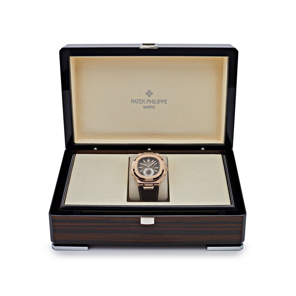 Patek Philippe Nautilus 5980R-001 Chronograph Rose Gold Brown Dial (2020)