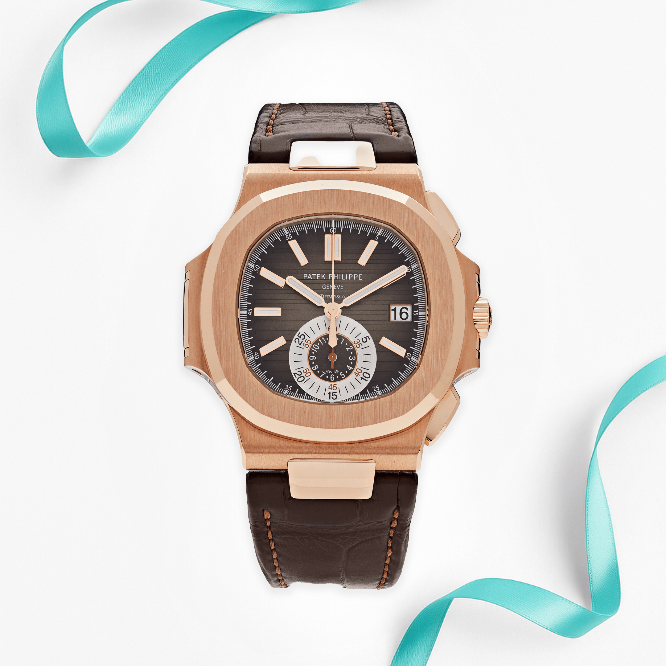 Patek Philippe Nautilus 5980R-001 'Tiffany & Co' Chronograph Rose Gold (2022)