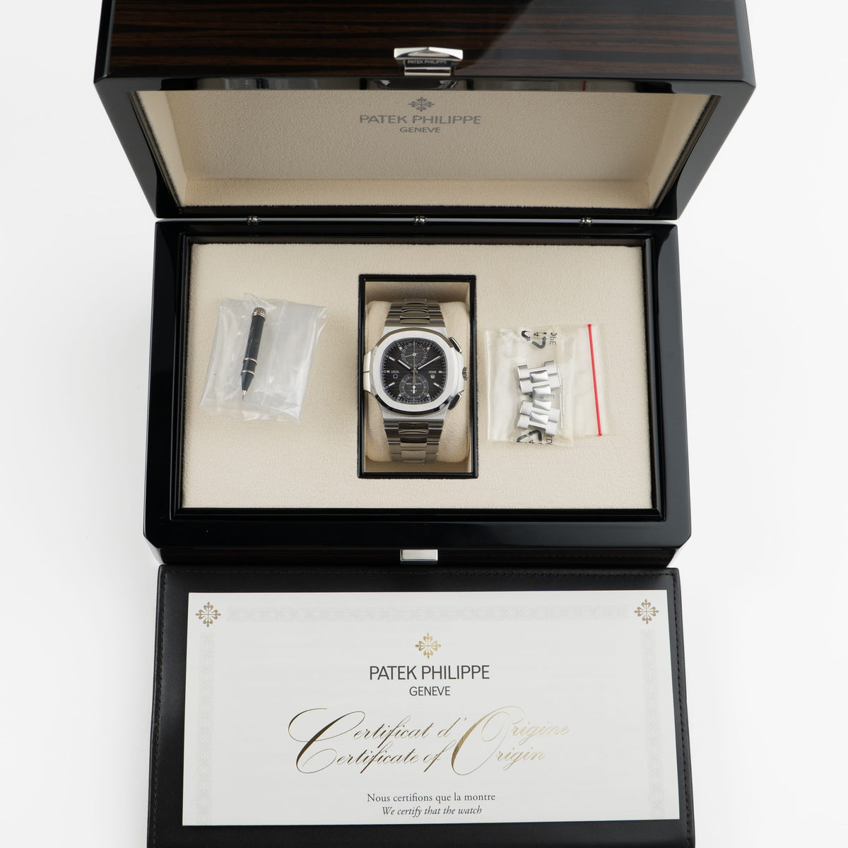 Patek Philippe Nautilus 5990/1A-001 Travel Time Chronograph (2018)