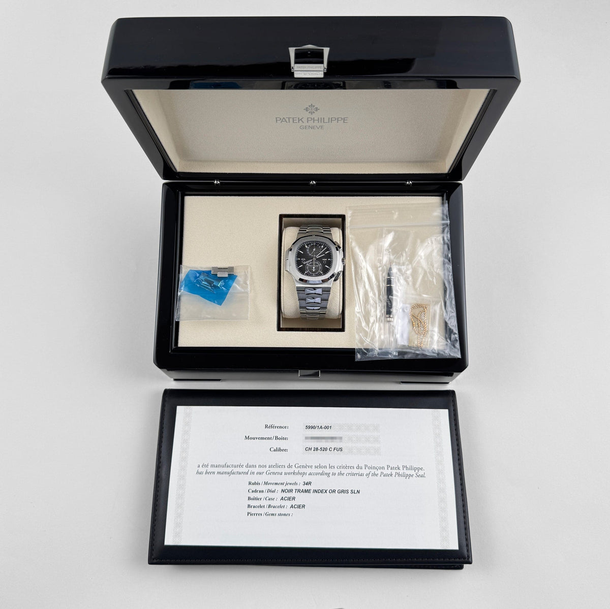 Patek Philippe Nautilus 5990/1A-001 Travel Time Chronograph (2018)