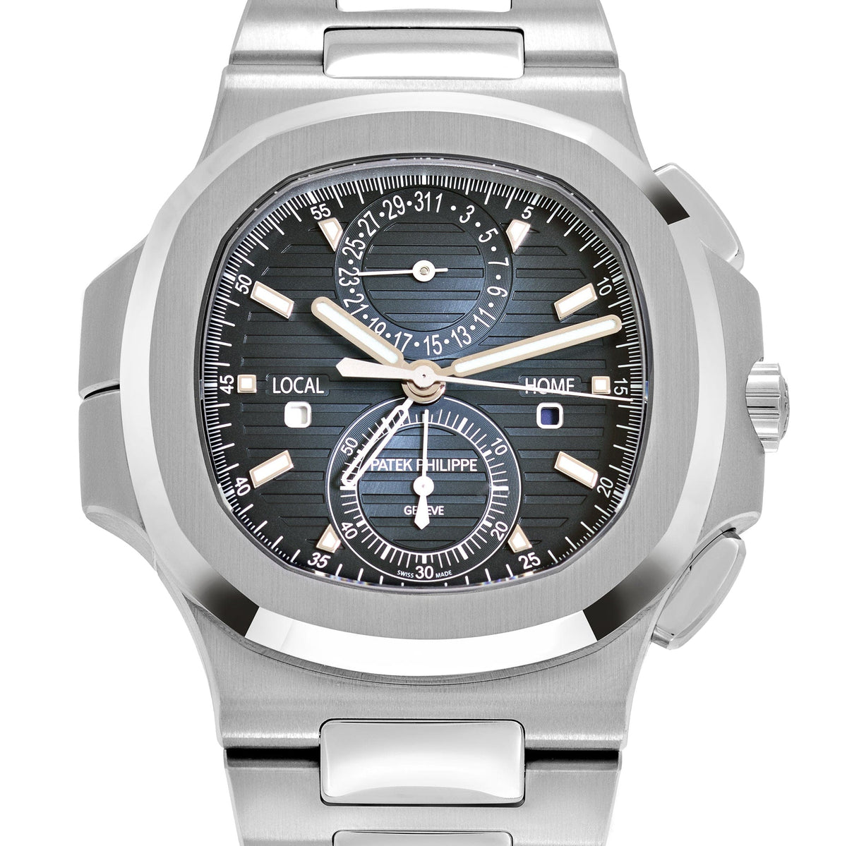 Patek Philippe Nautilus 5990/1A-011 'Travel Time' Flyback Chronograph Stainless Steel Blue Dial (2026)