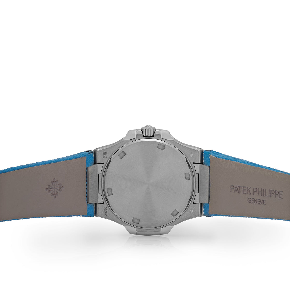 Patek Philippe Nautilus 7010G-013 'Ladies' White Gold Blue Dial Diamond Bezel