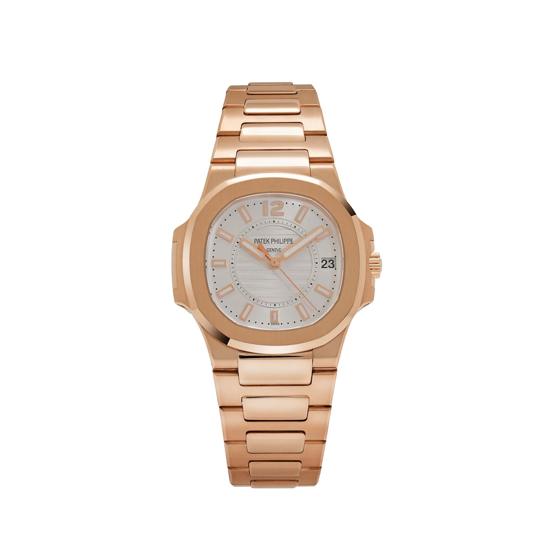 Patek Philippe Nautilus 7011/1R-001 'Ladies' Rose Gold Silver Dial (2010)