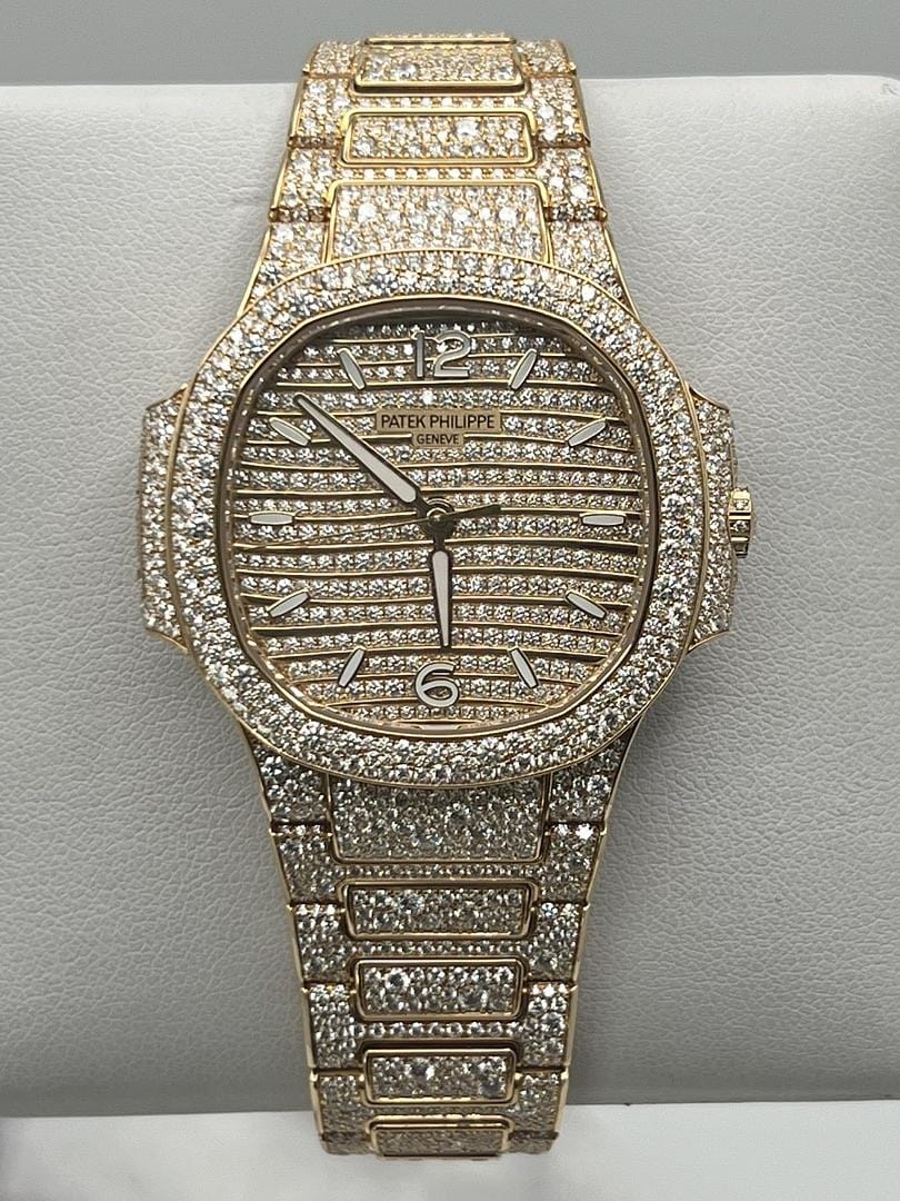 Patek Philippe Nautilus 7118/1450R-001 Rose Gold Diamond Set