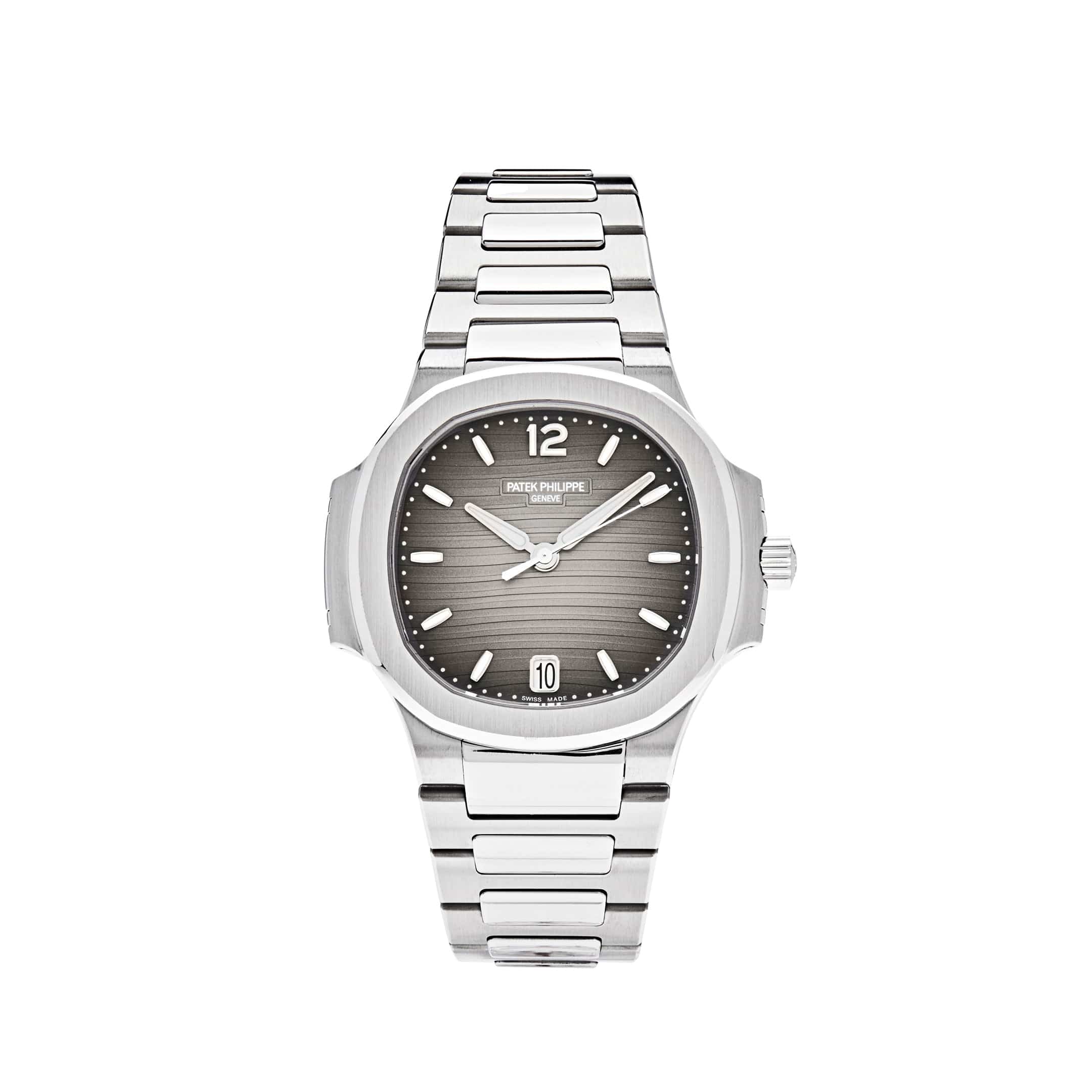Patek Philippe Nautilus 7118/1A-011 'Ladies' Stainless Steel Smoke Grey Dial (2025)