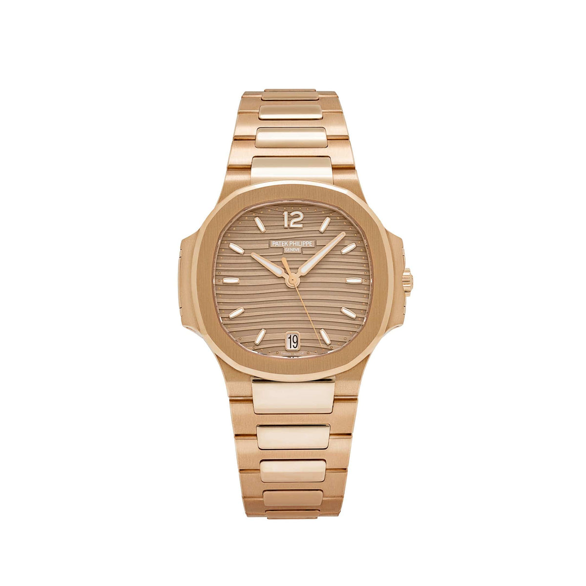 Patek Philippe Nautilus 7118/1R-010 'Ladies' Rose Gold Champagne Golden Dial (2025)