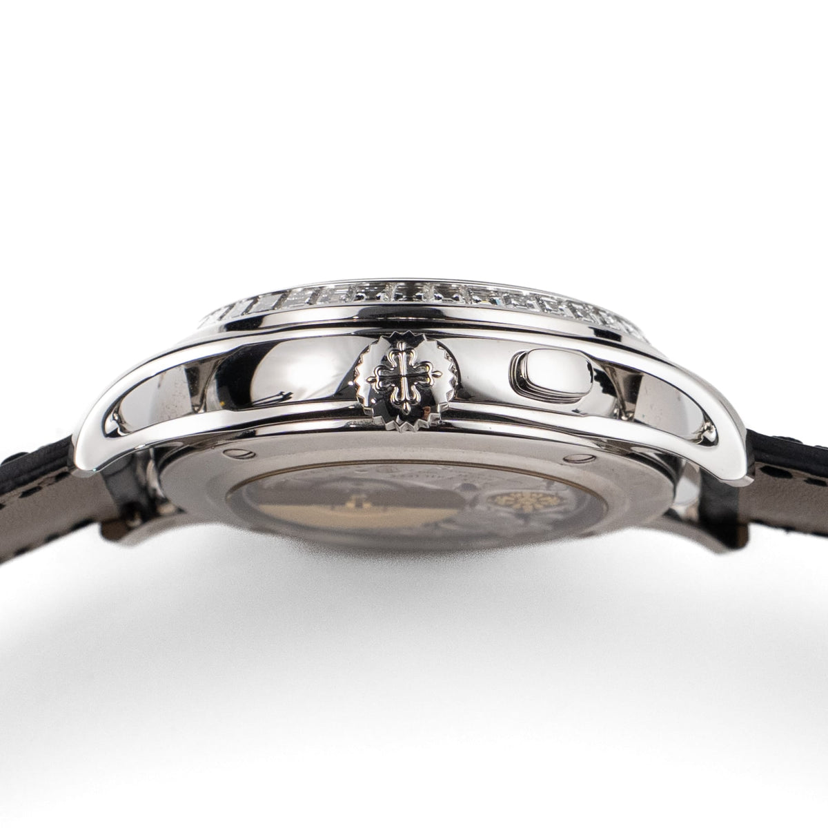 Patek Philippe Grand Complications 5208/300P-010 Minute Repeater Perpetual Calendar Chronograph Platinum Salmon Dial Diamond Baguette Bezel (2021)