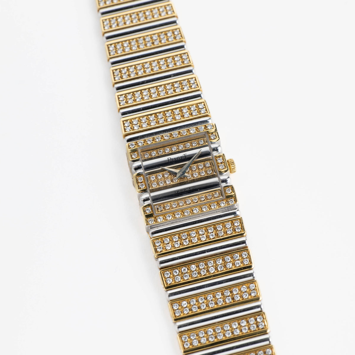 Piaget Polo 813C725 Yellow Gold White Gold Diamonds Quartz