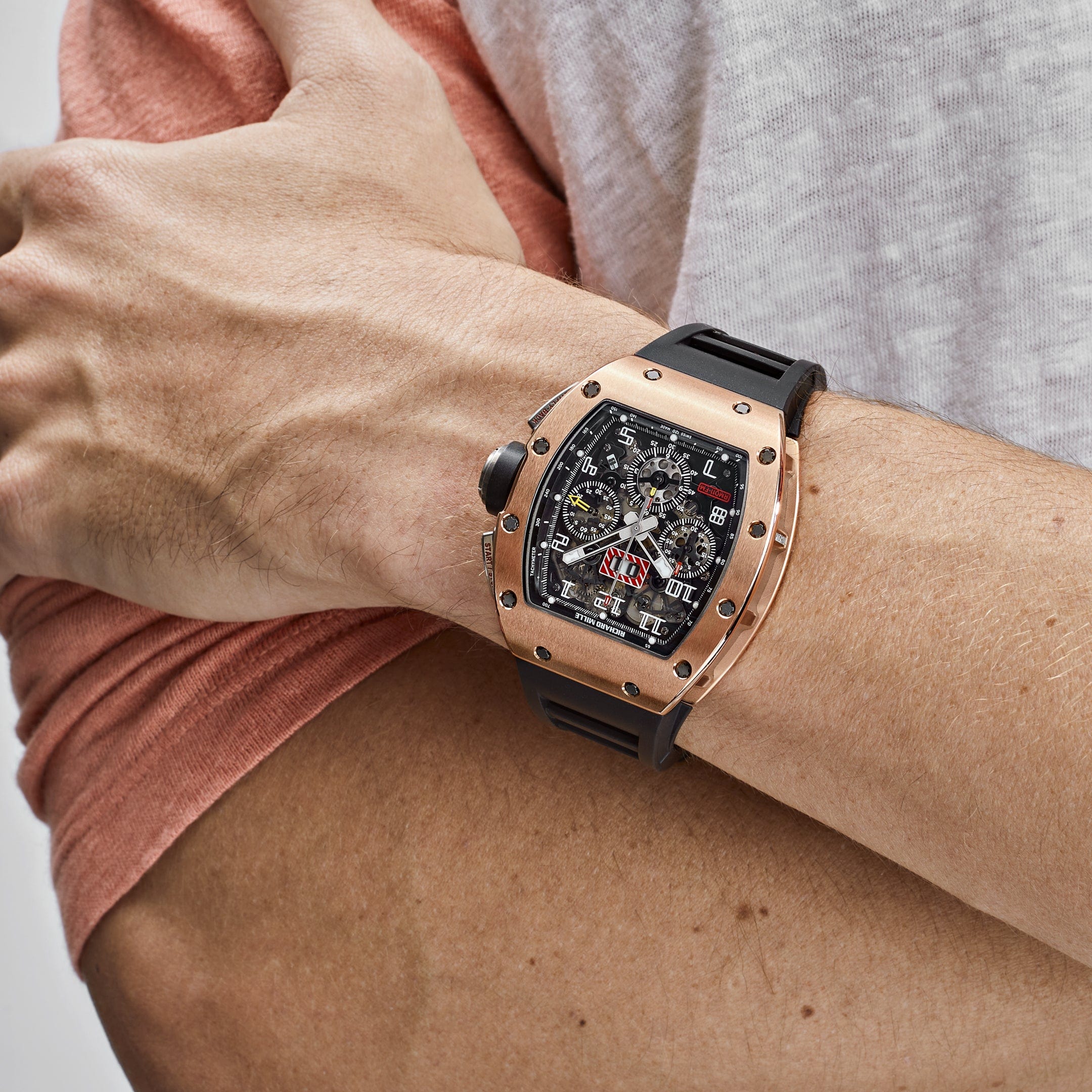 Richard Mille RM 011 Felipe Massa Chronograph Rose Gold Titanium