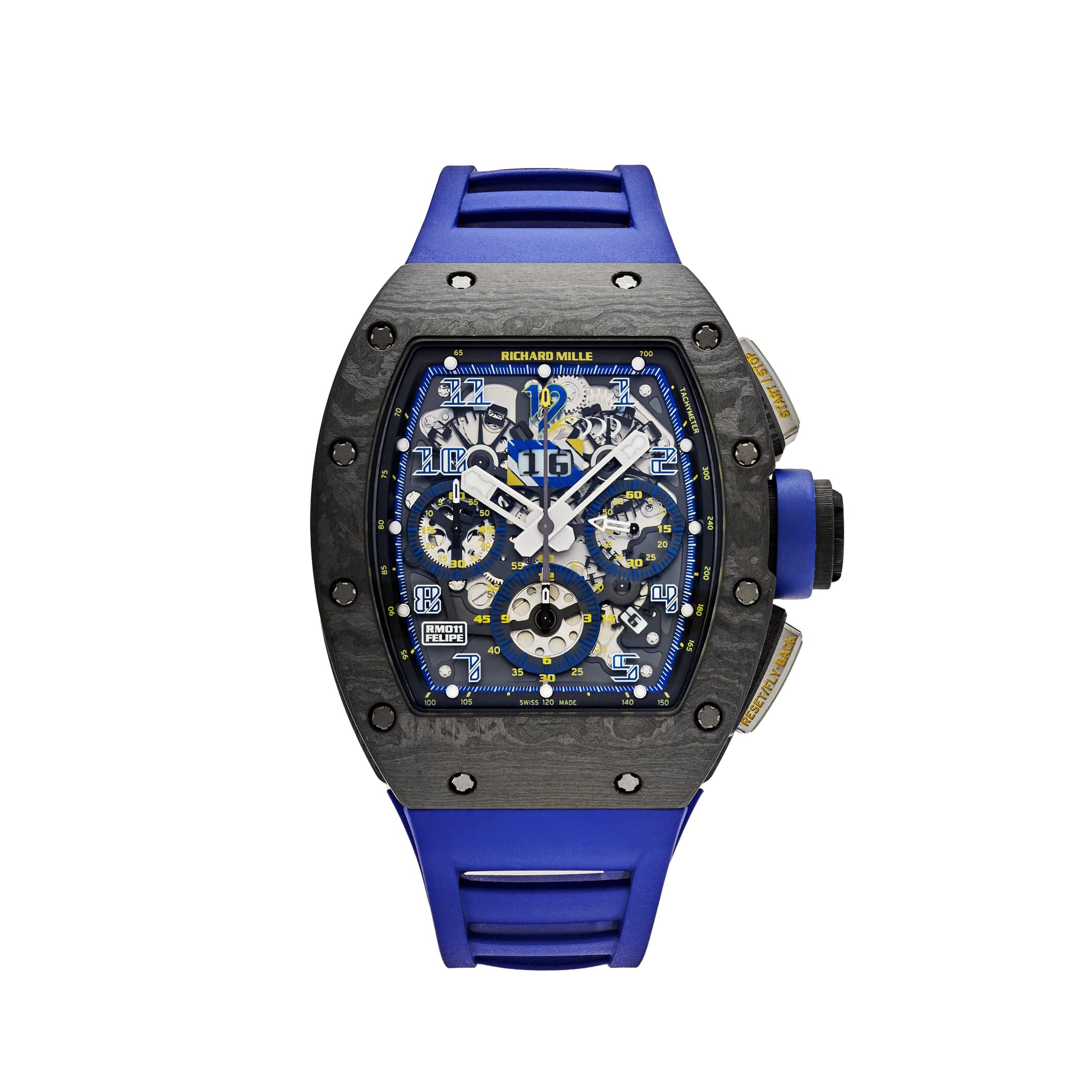 Richard Mille RM 011 Automatic Flyback Chronograph Felipe Massa 10th Anniversary Carbon TPT Titanium Limited Edition of 100
