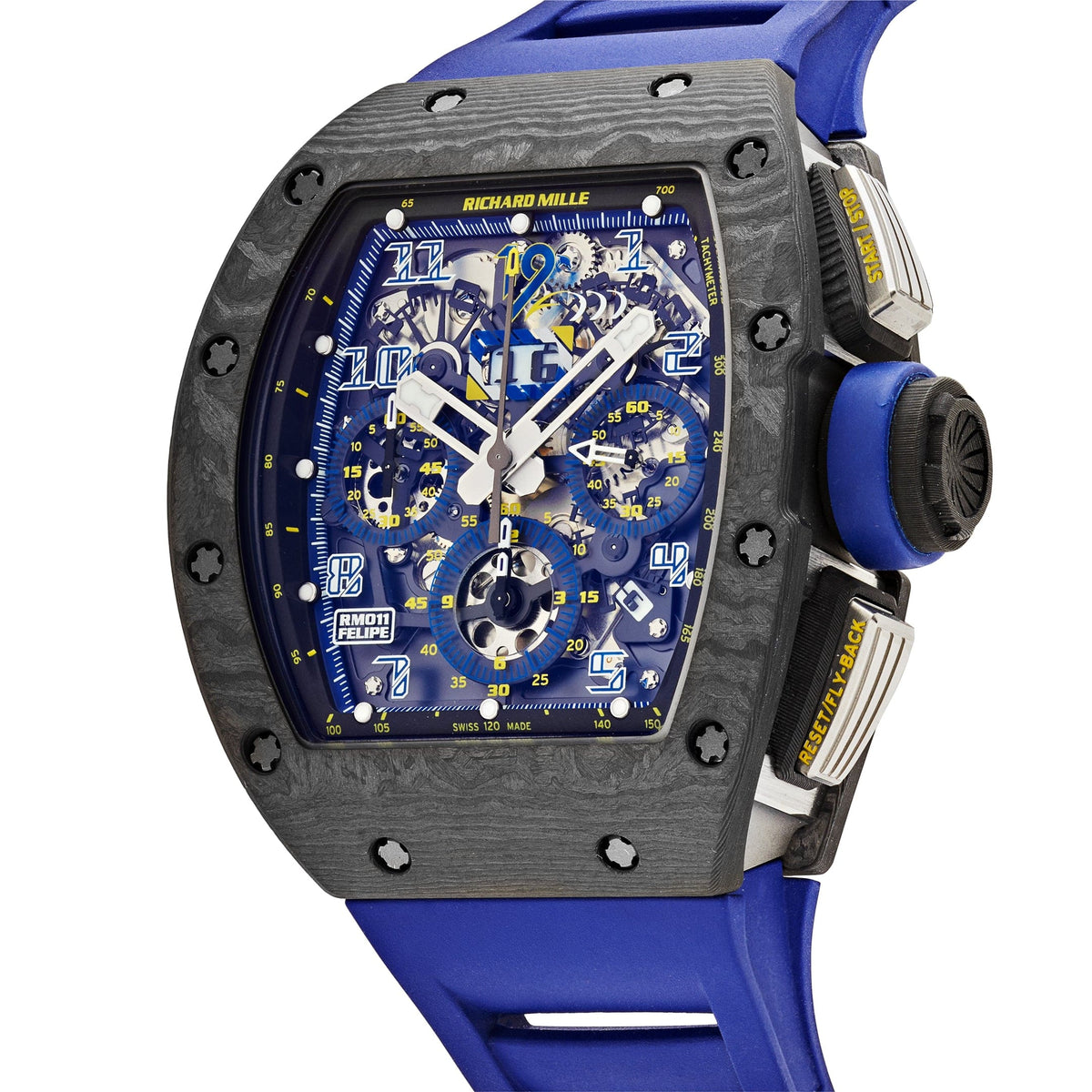 Richard Mille RM 011 Automatic Flyback Chronograph Felipe Massa 10th Anniversary Carbon TPT Titanium Limited Edition of 100