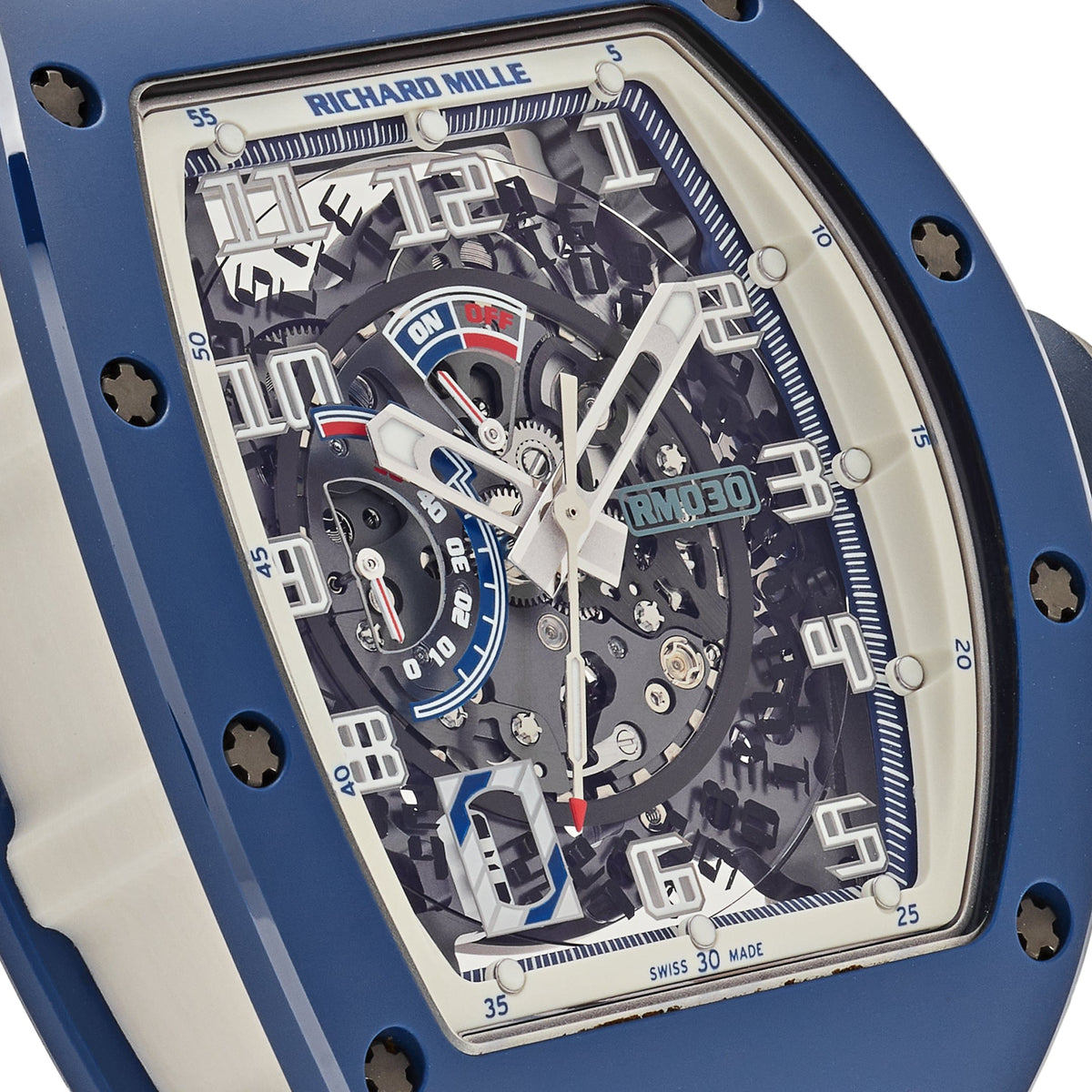 Richard Mille RM 030 Blue Ceramic Boutique Edition