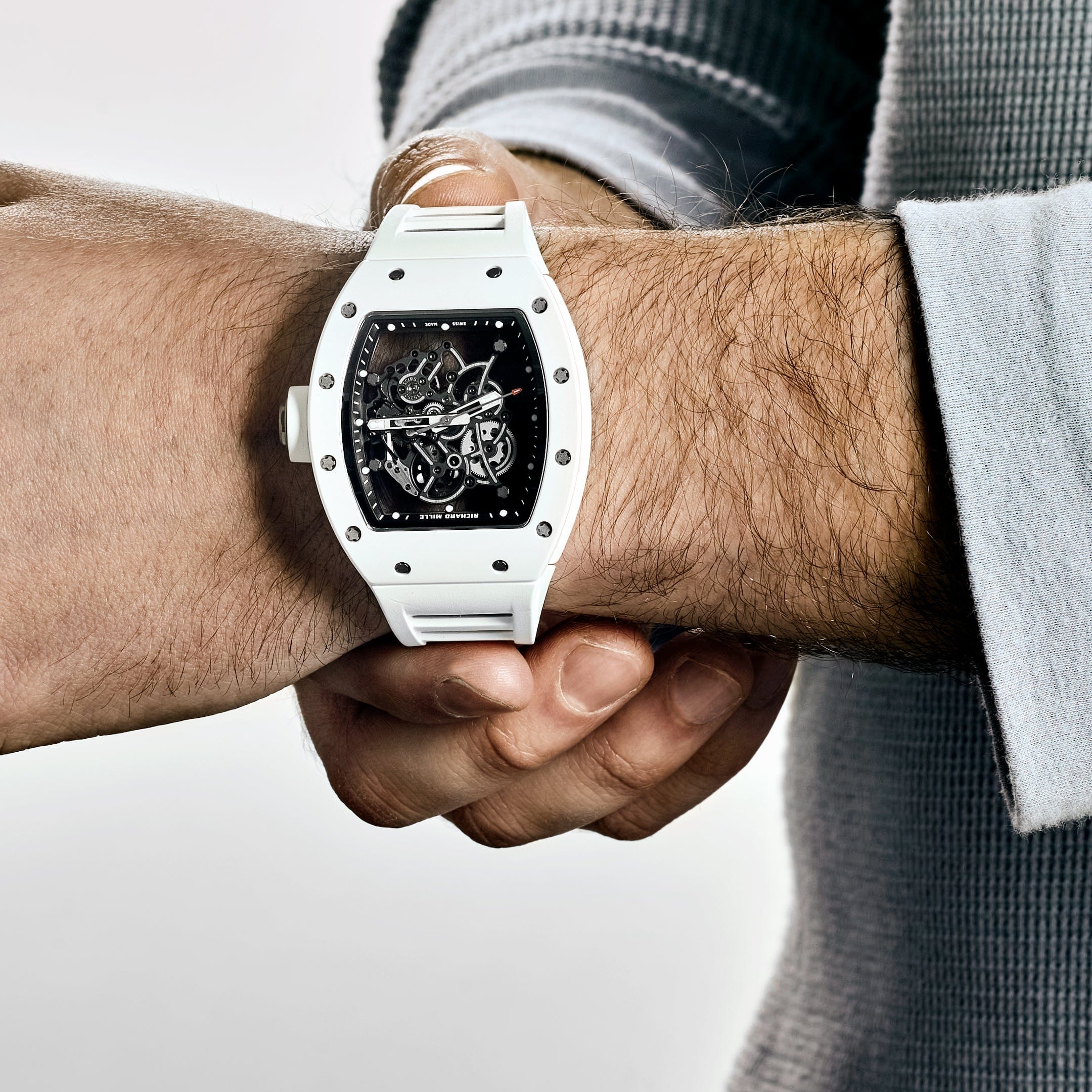 Richard Mille RM 055 Bubba Watson White Ceramic