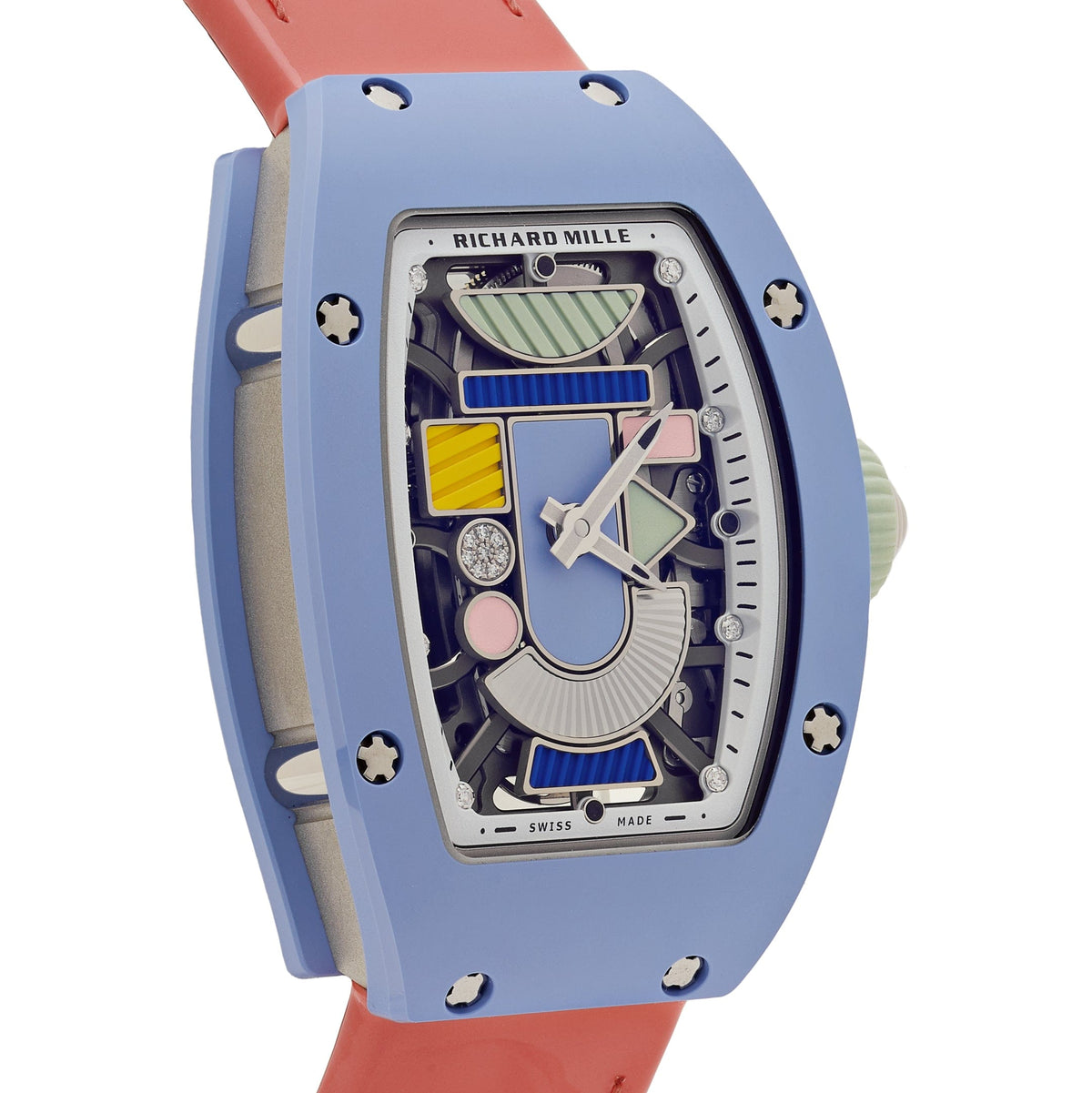 Richard Mille RM 07-01 'Ladies' Coloured Ceramics Powder Blue Ceramic Limited Edition