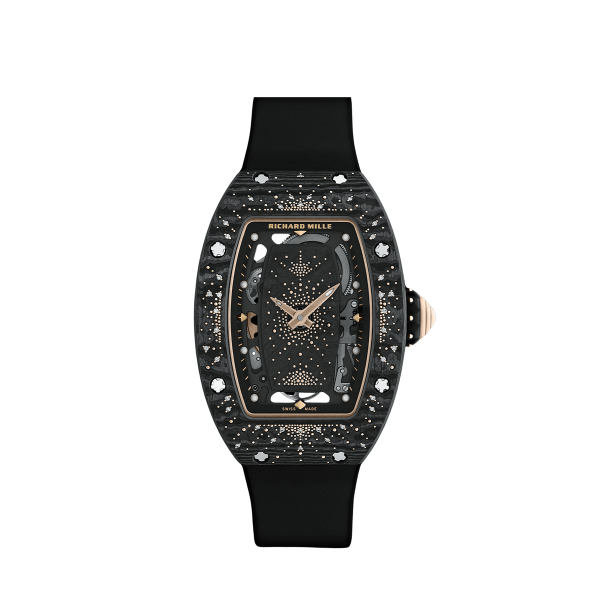 Richard Mille RM 07-01 'Ladies' Intergalactic Dark Night Carbon TPT Diamond Bezel