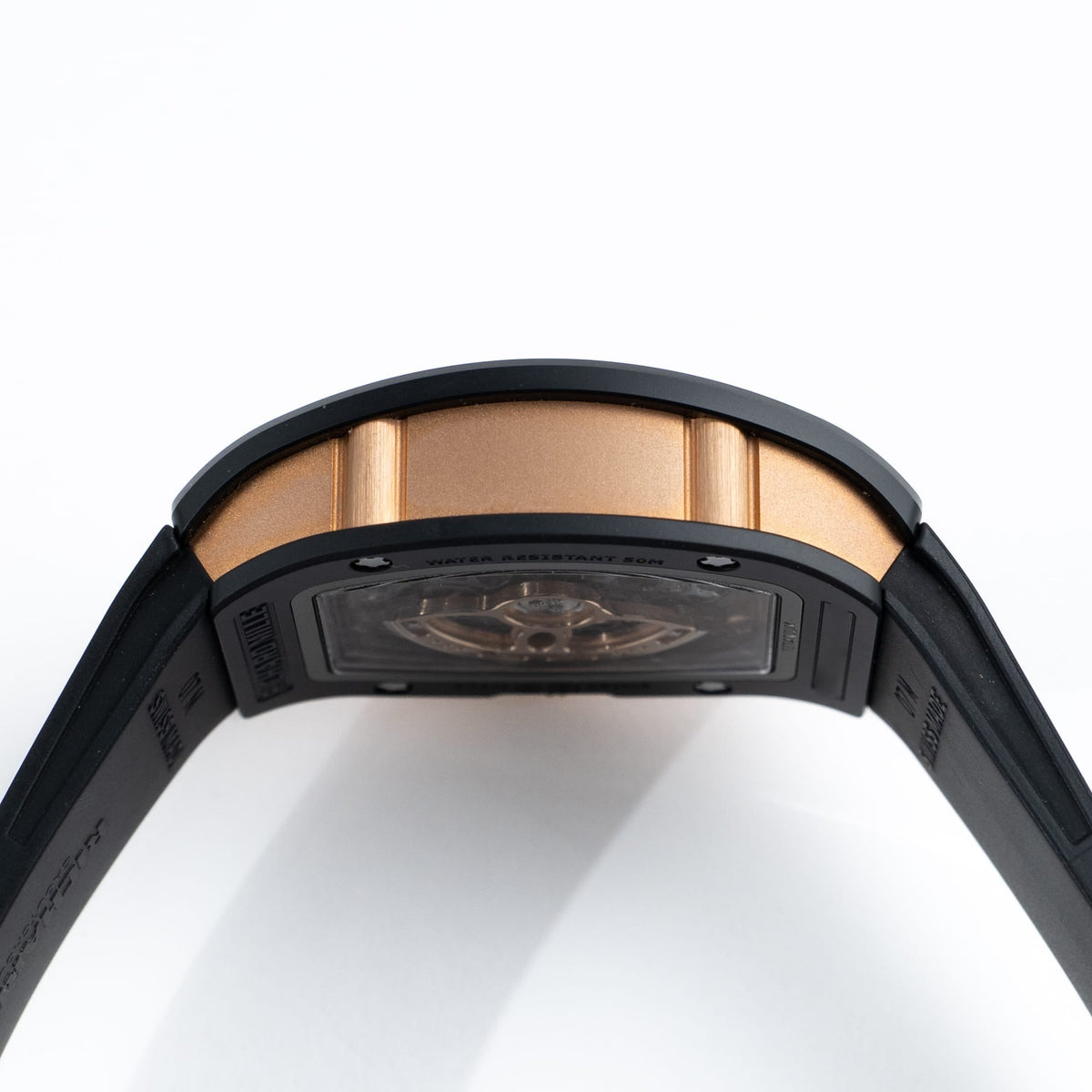 Richard Mille RM 07-01 'Ladies' Black Ceramic Rose Gold Diamond-Set Skeleton Dial (2020)