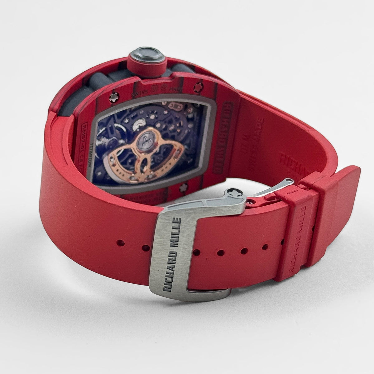 Richard Mille RM 07-01 'Ladies' 'Racing Red' Quartz TPT