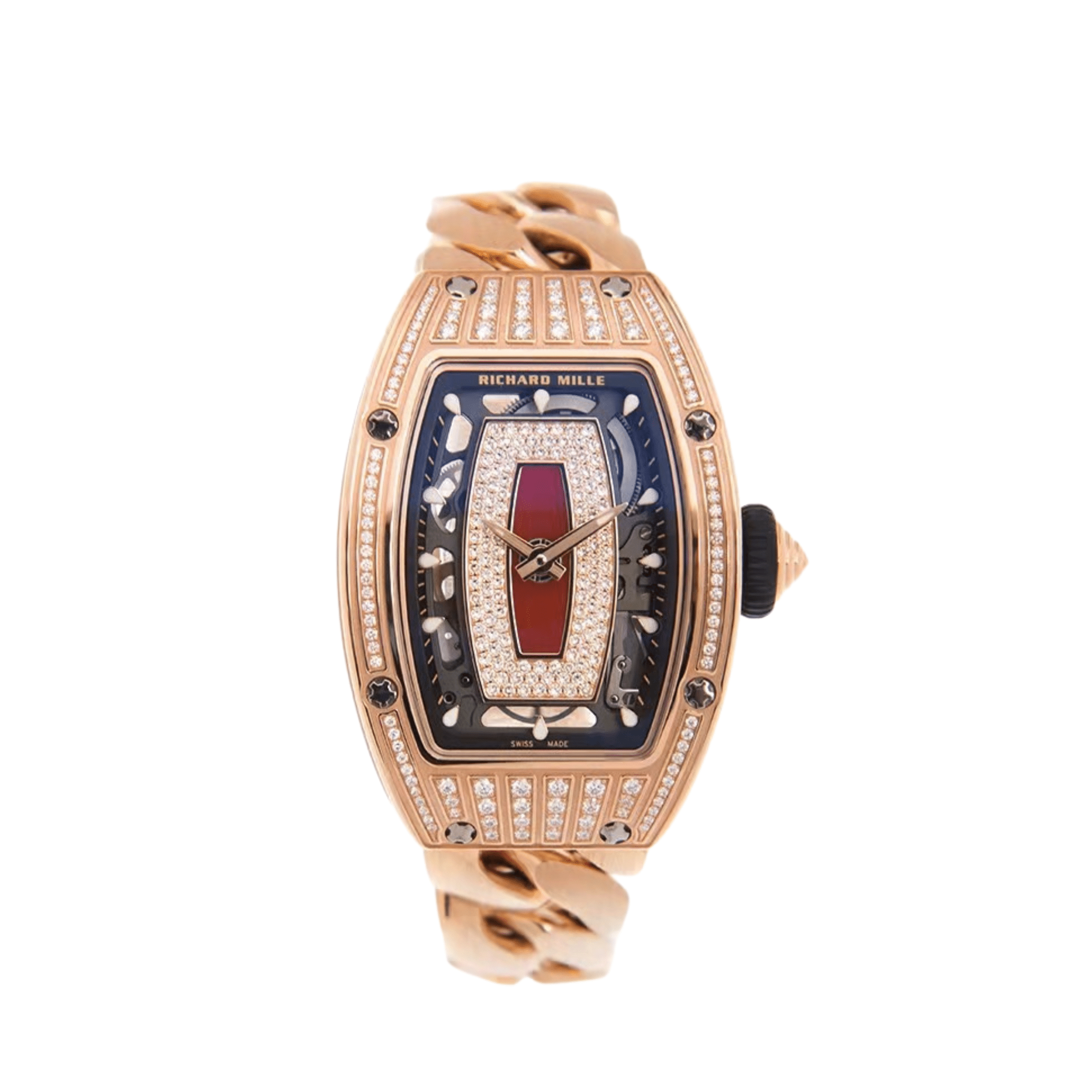 Richard Mille RM 07-01 'Ladies' Rose Gold Diamond Set Jasper Dial
