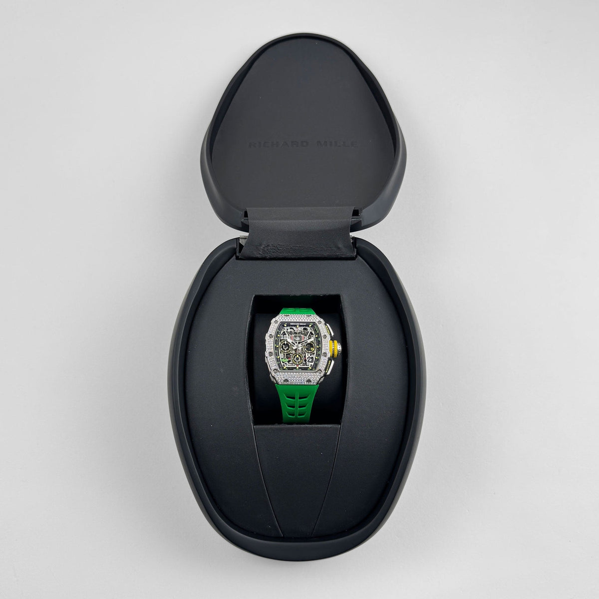 Richard Mille RM 11-03 Flyback Chronograph White Gold Diamond Bezel (2019)