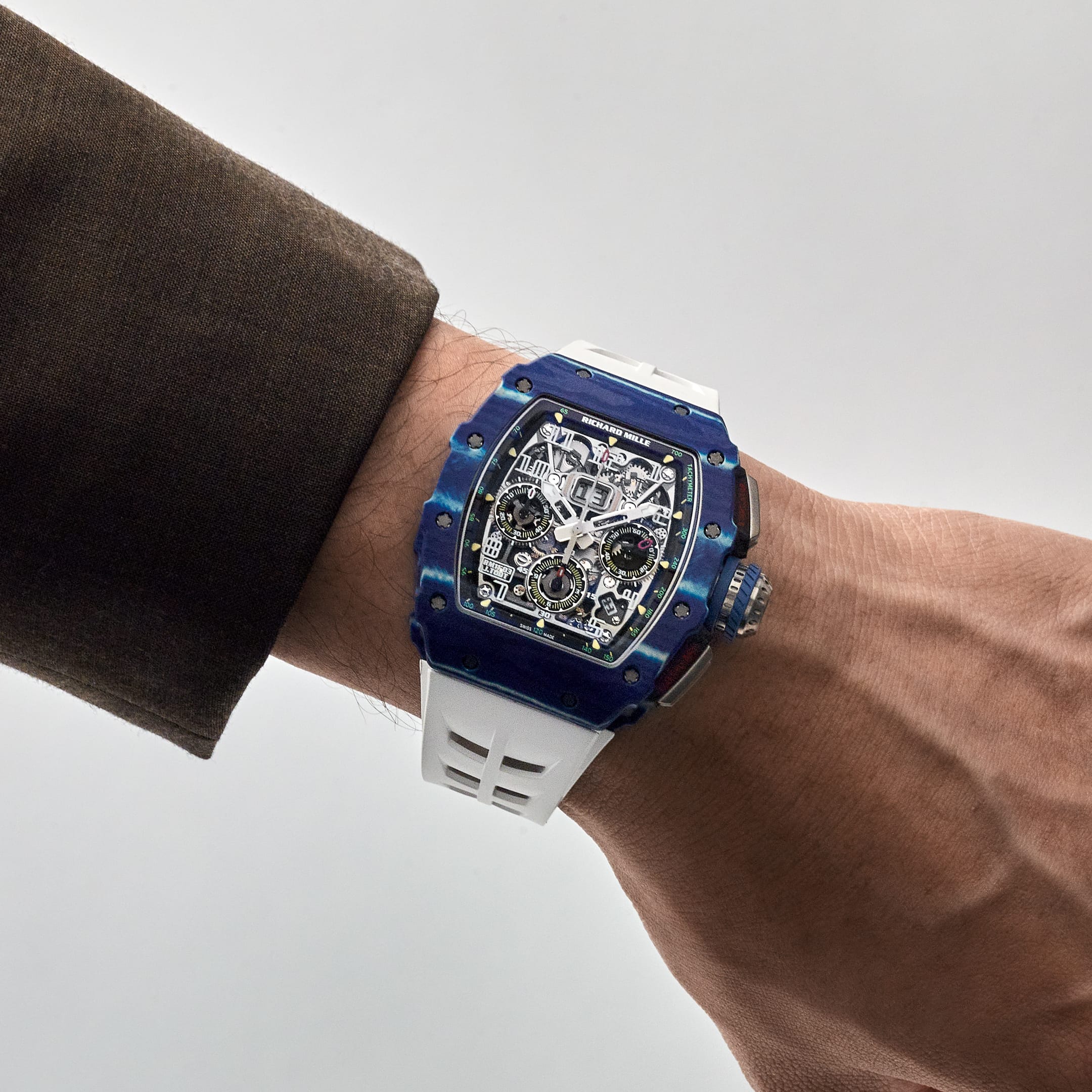 Richard Mille RM 11-03 'Jean Todt' Automatic Flyback Chronograph Blue White Quartz TPT Limited Edition of 150 (2018)