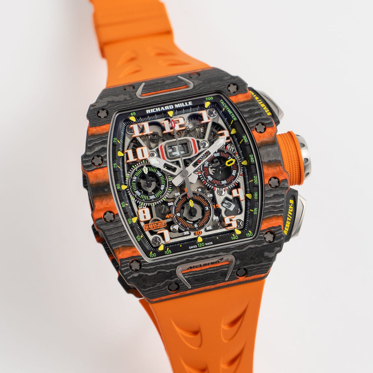 Richard Mille RM 11-03 'McLaren' Carbon Orange Quartz TPT Limited Edition of 500 (2019)