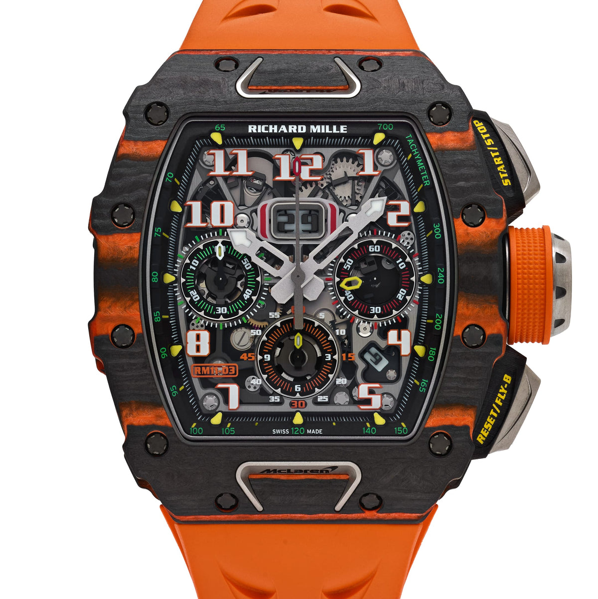 Richard Mille RM 11-03 'McLaren' Carbon Orange Quartz TPT Limited Edition of 500 (2019)