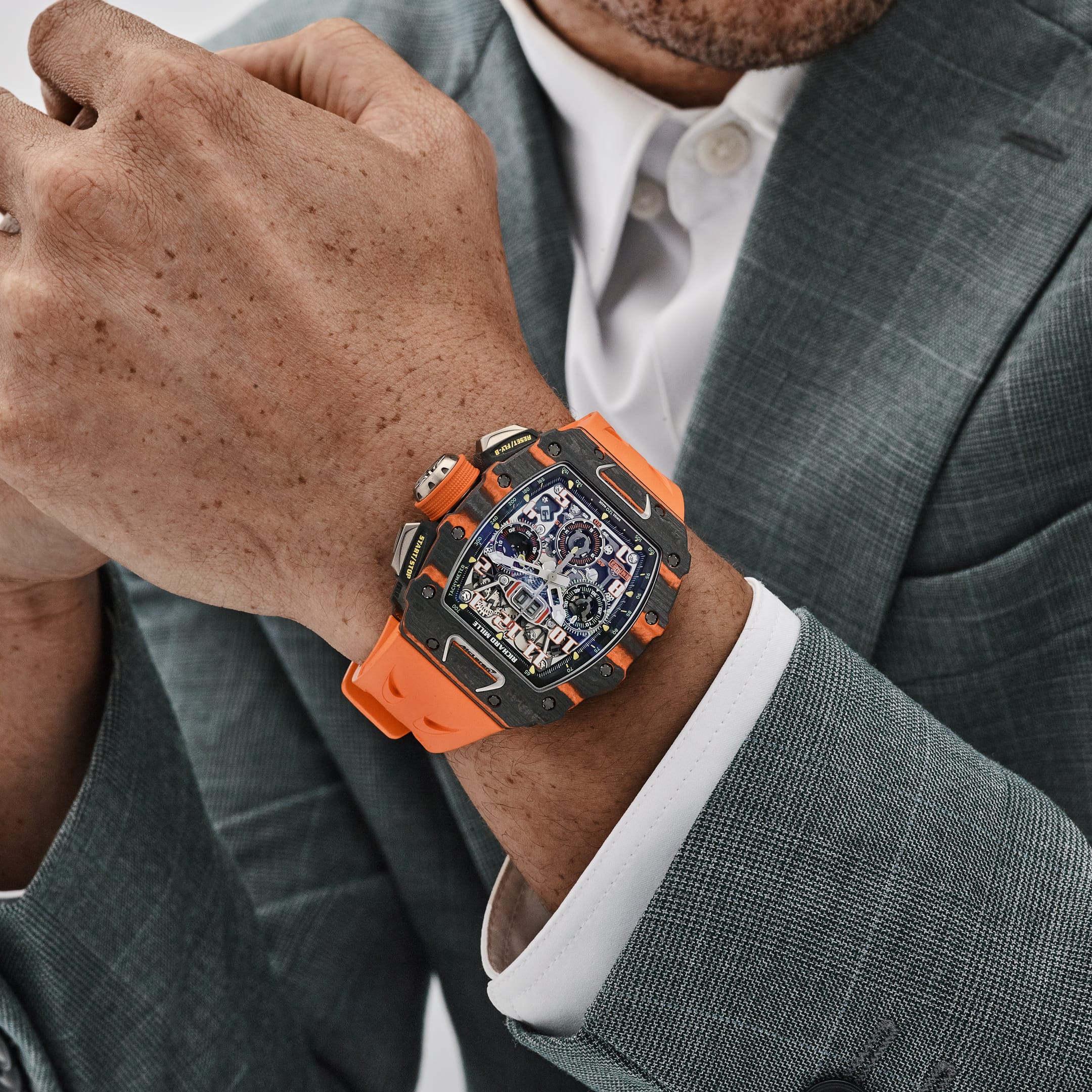 Richard Mille RM 11-03 'McLaren' Carbon Orange Quartz TPT Limited Edition of 500 (2019)