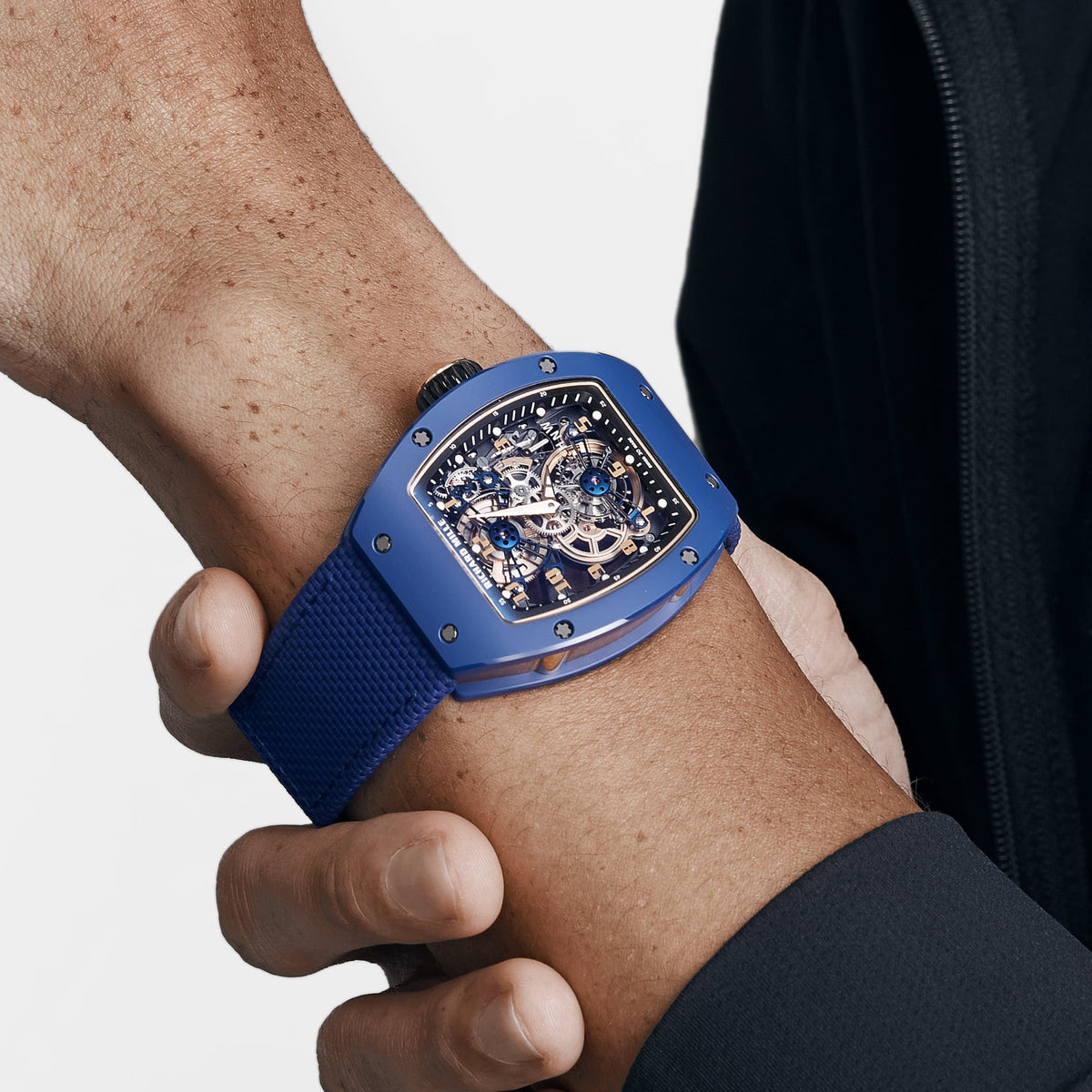Richard Mille RM 17-02 Blue Ceramic Rose Gold Tourbillon Limited Edition of 30