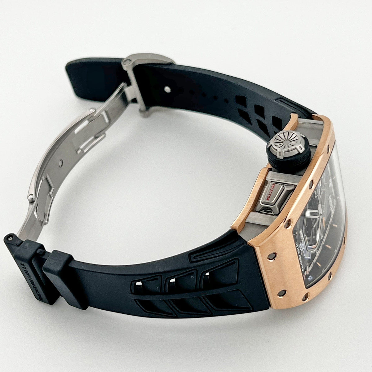 Richard Mille RM 30-01 Declutchable Rotor Rose Gold Skeleton Dial
