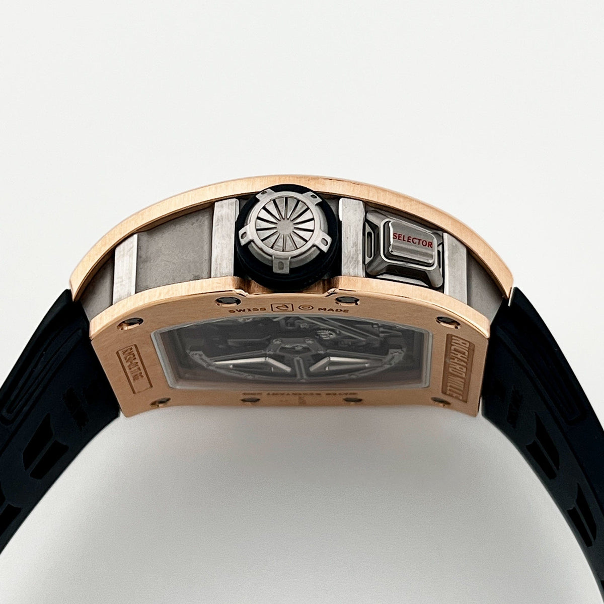 Richard Mille RM 30-01 Declutchable Rotor Rose Gold Skeleton Dial