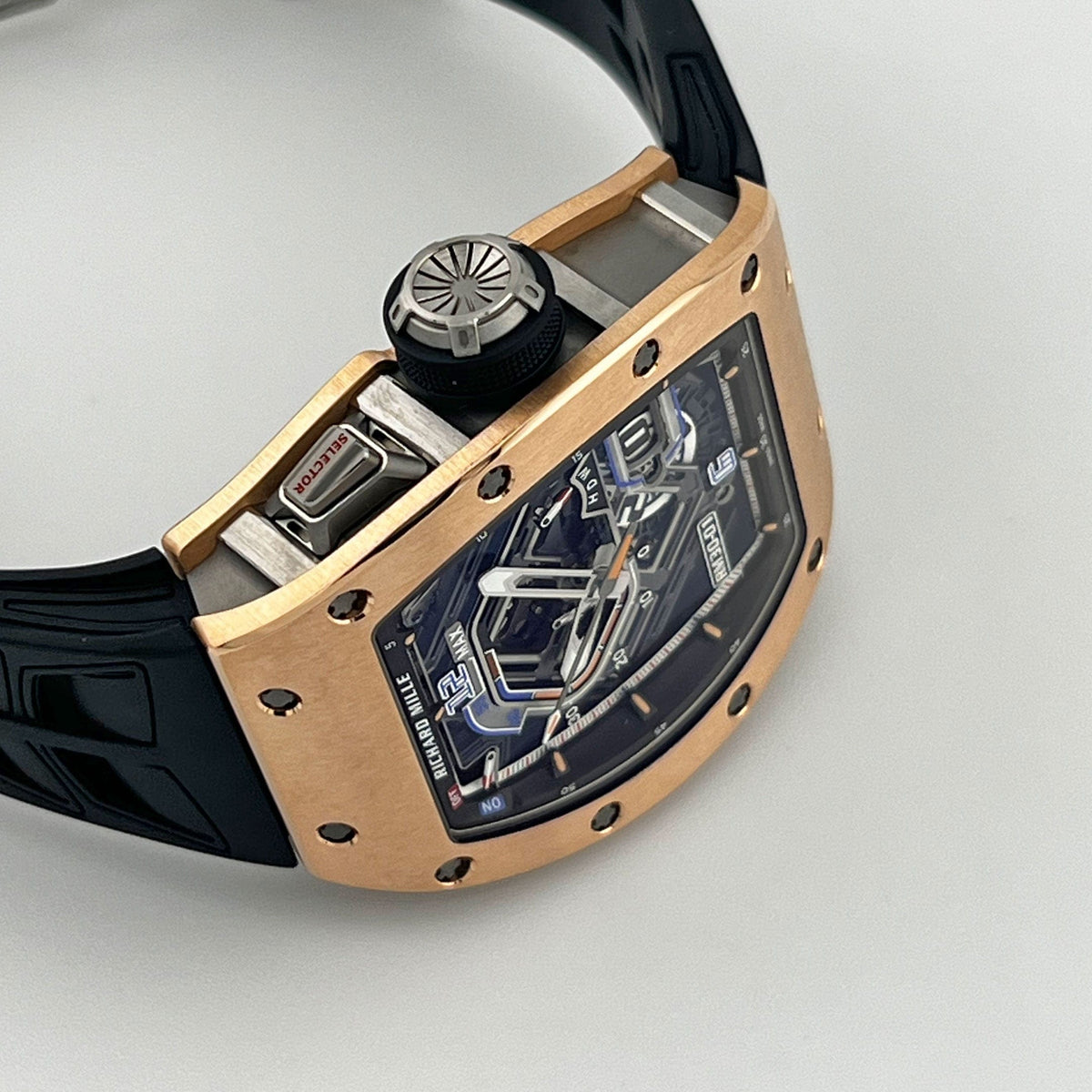 Richard Mille RM 30-01 Declutchable Rotor Rose Gold Skeleton Dial