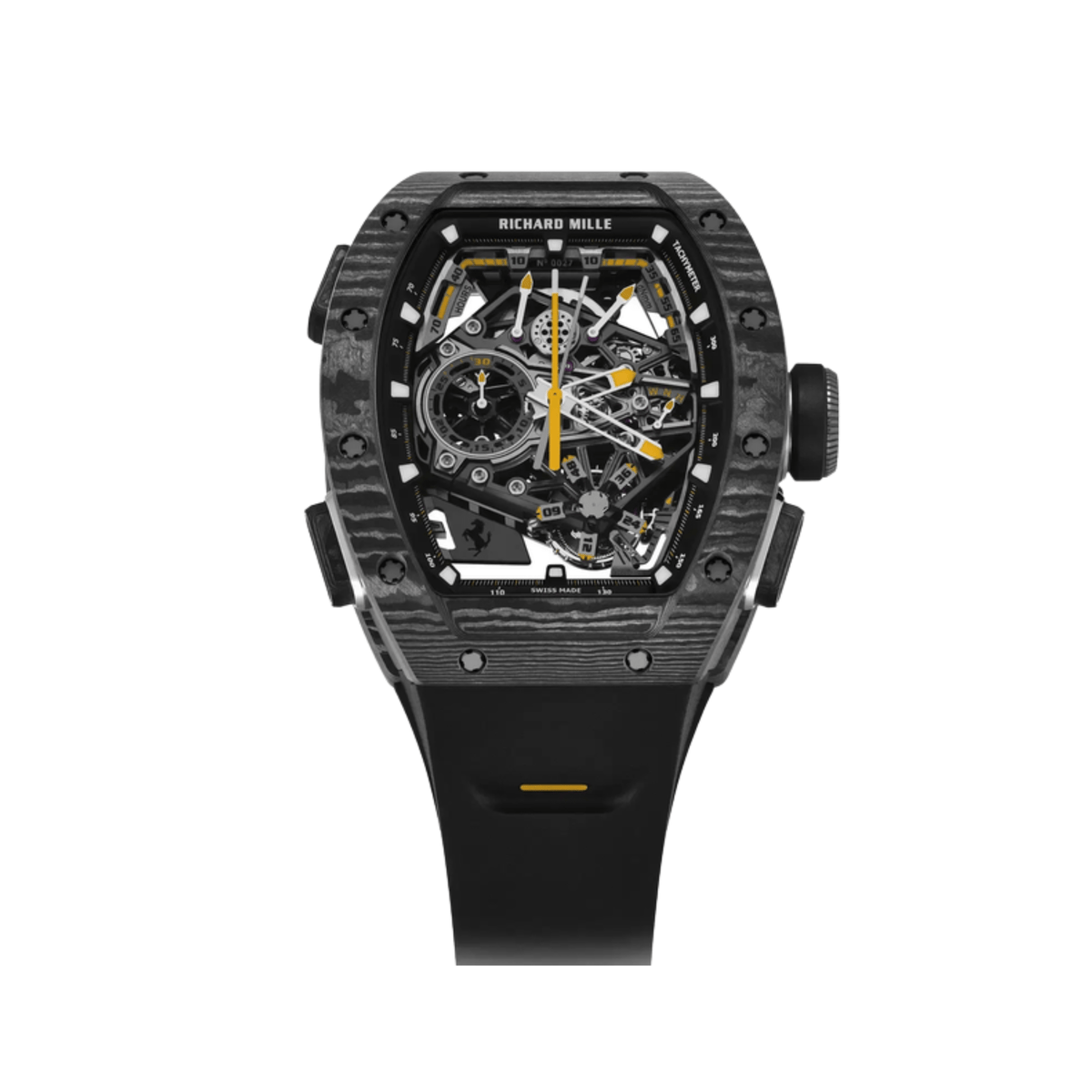Richard Mille RM 43-01 Ferrari Manual Winding Tourbillon Split-Seconds Chronograph Carbon TPT Limited Edition of 75