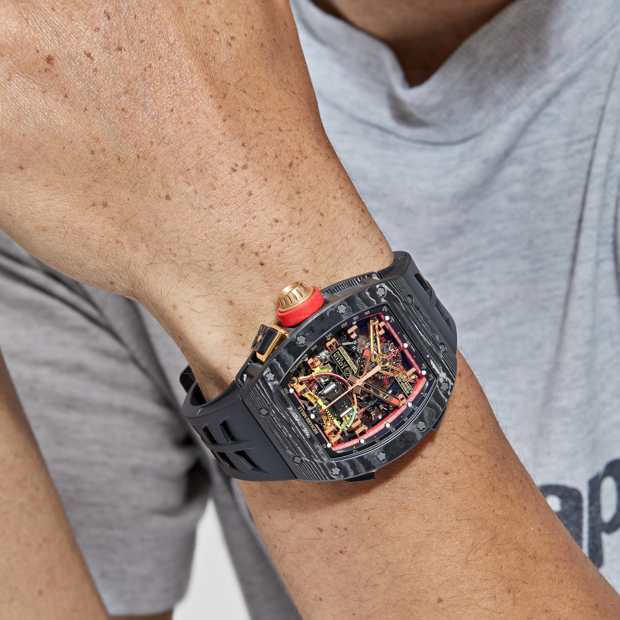 Richard Mille RM 50-01 'Romain Grosjean Lotus F1 G-Sensor' Tourbillon Carbon NTPT Limited Edition of 30