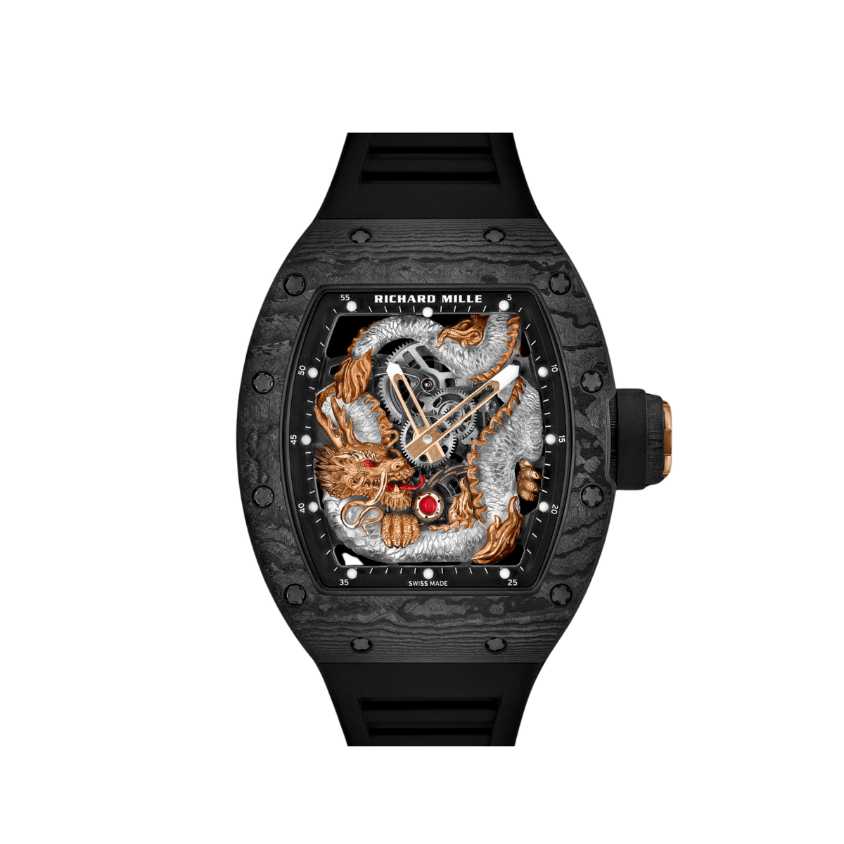 Richard Mille RM 57-03 Tourbillon Carbon Sapphire Dragon Dial Limited Edition of 55