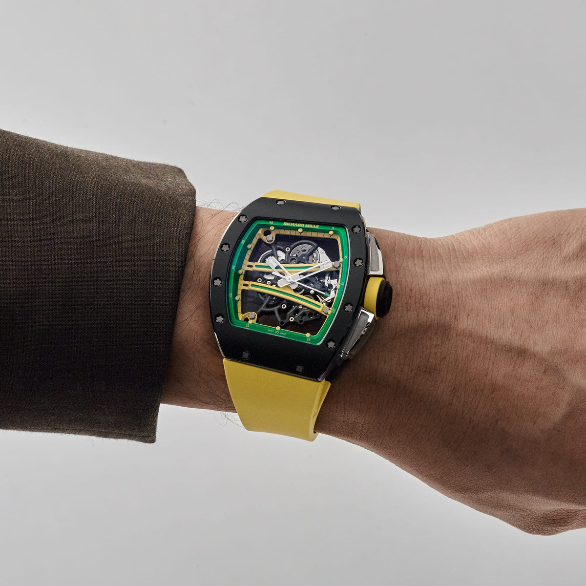 Richard Mille RM 61-01 Yohan Blake Ceramic Yellow and Green Accents Jamaica Limited Edition of 100 (2018)