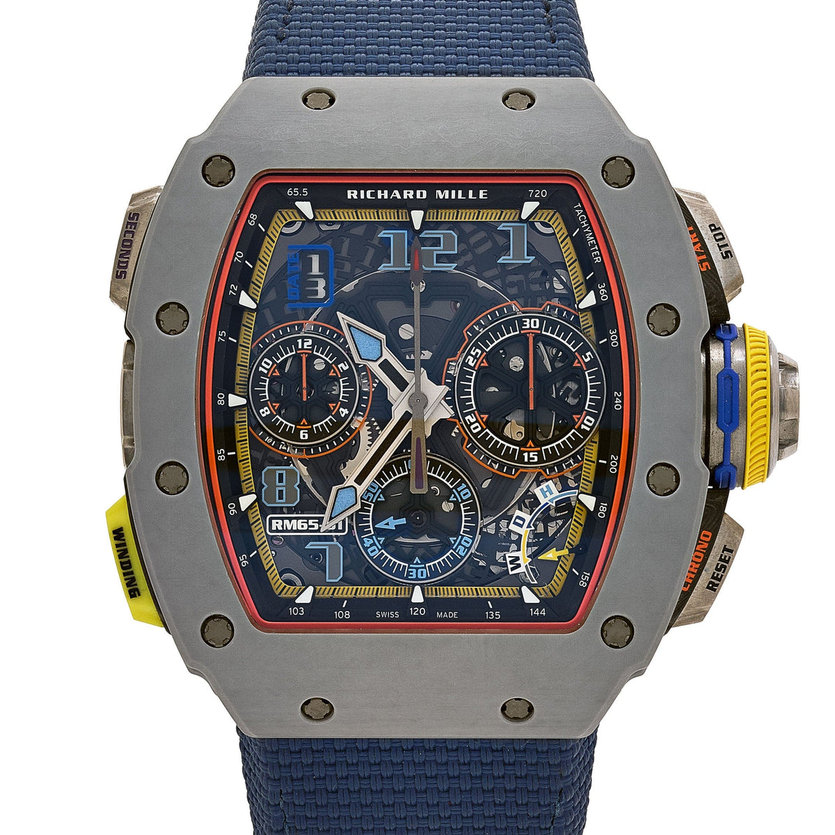 Richard Mille RM 65-01 Automatic Split-Seconds Chronograph Grey Quartz TPT