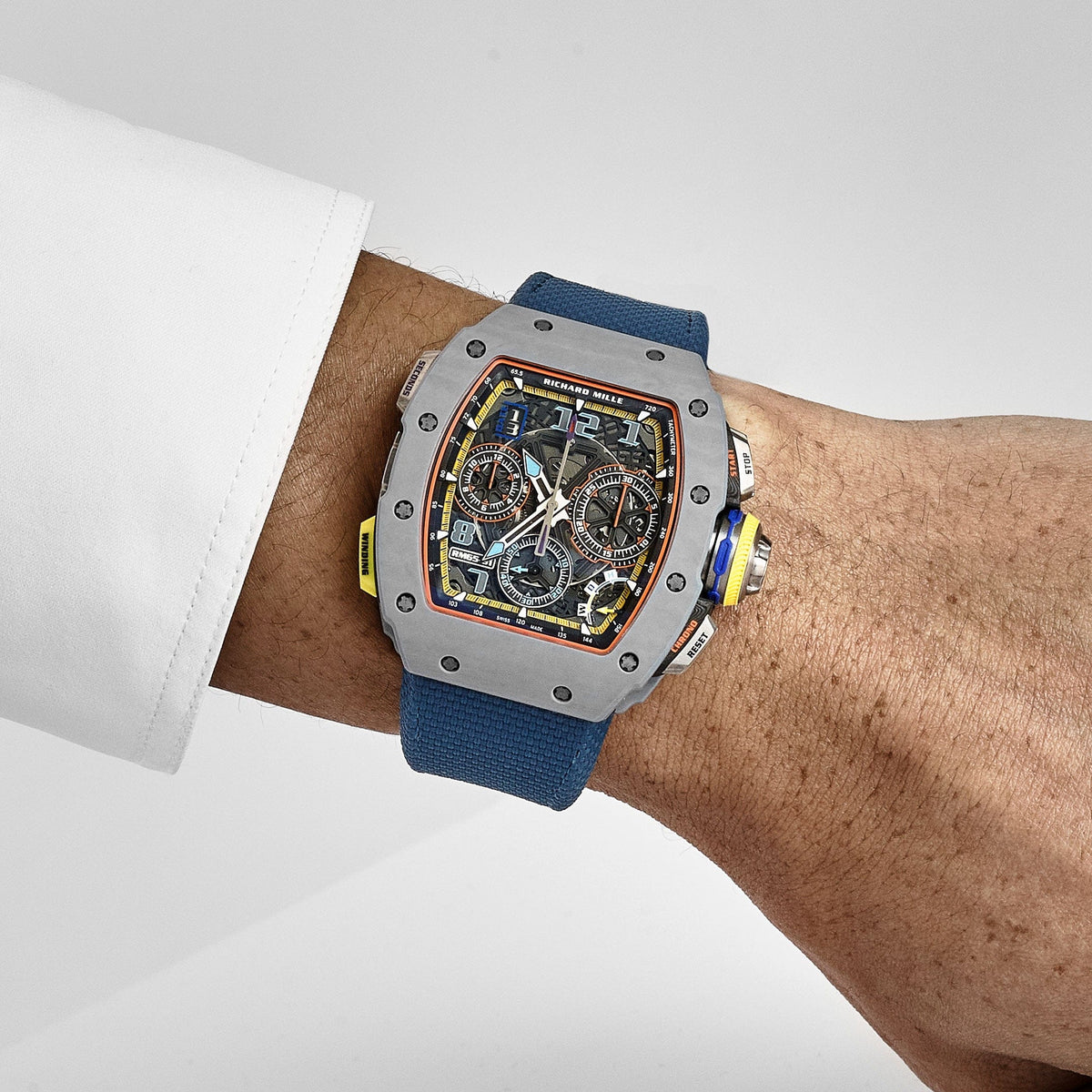 Richard Mille RM 65-01 Automatic Split-Seconds Chronograph Grey Quartz TPT