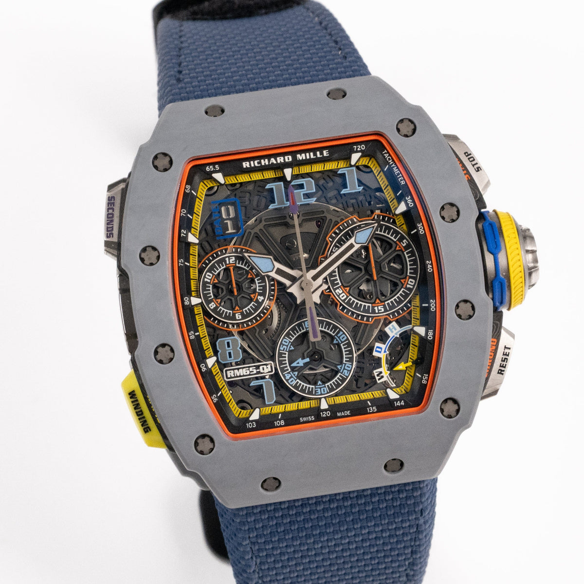Richard Mille RM 65-01 Automatic Split-Seconds Chronograph Grey Quartz TPT