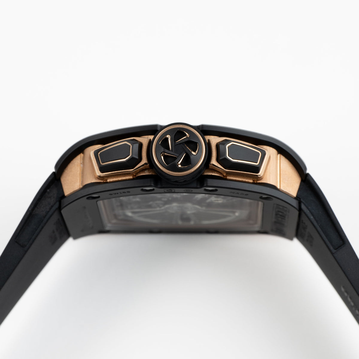 Richard Mille RM 72-01 Lifestyle In-House Chronograph Black Ceramic Rose Gold