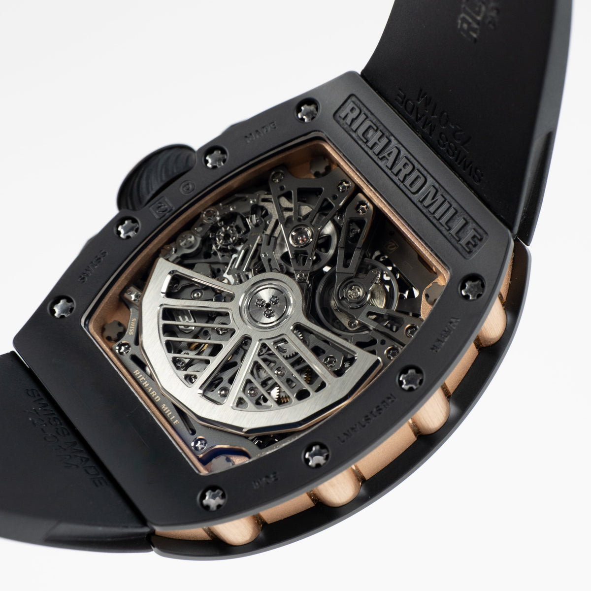 Richard Mille RM 72-01 Lifestyle In-House Chronograph Black Ceramic Rose Gold